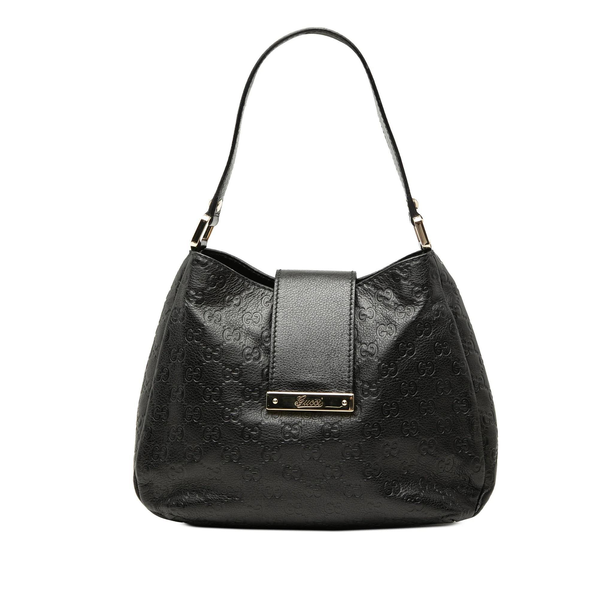 Gucci B leather handbag