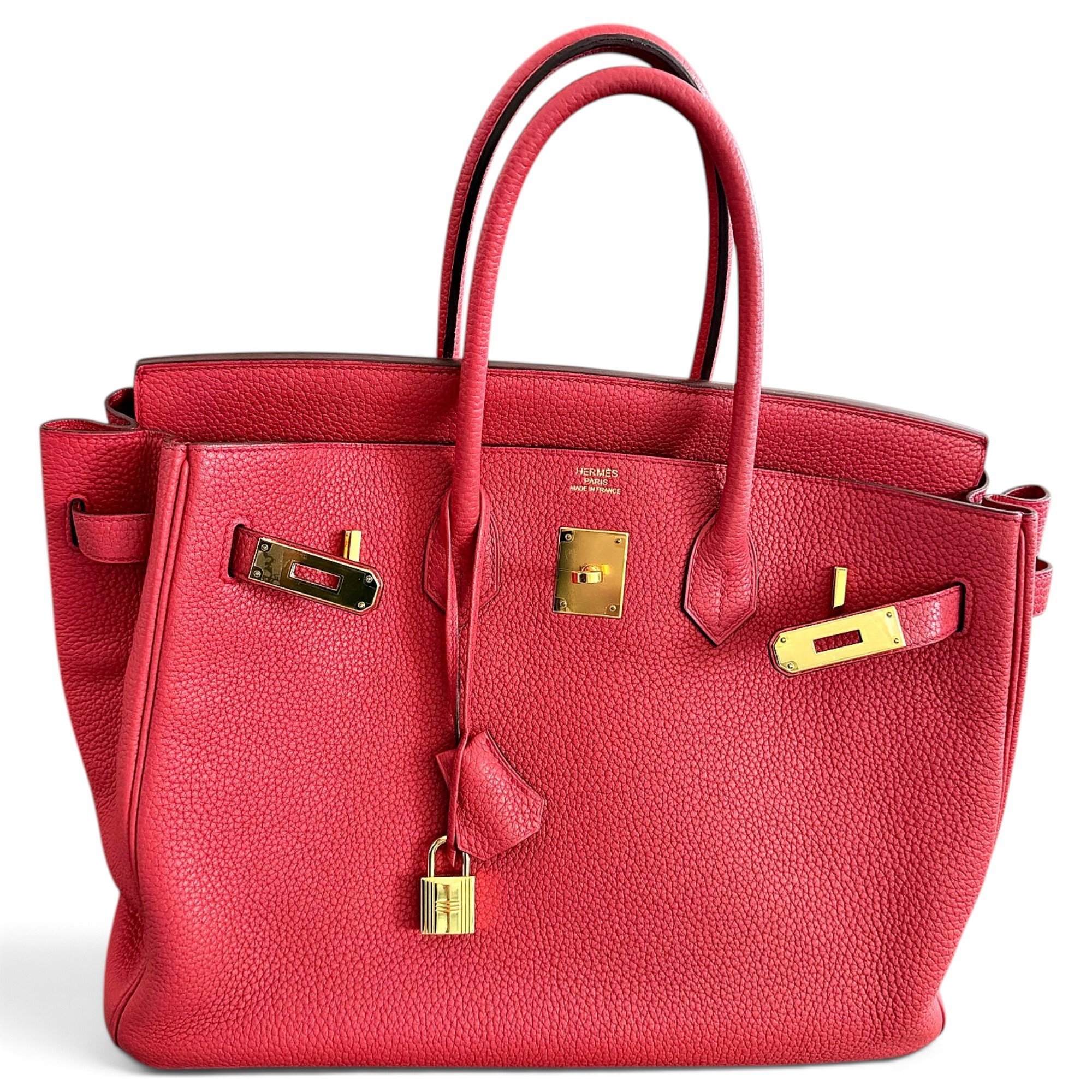 Birkin 35 leather handbag