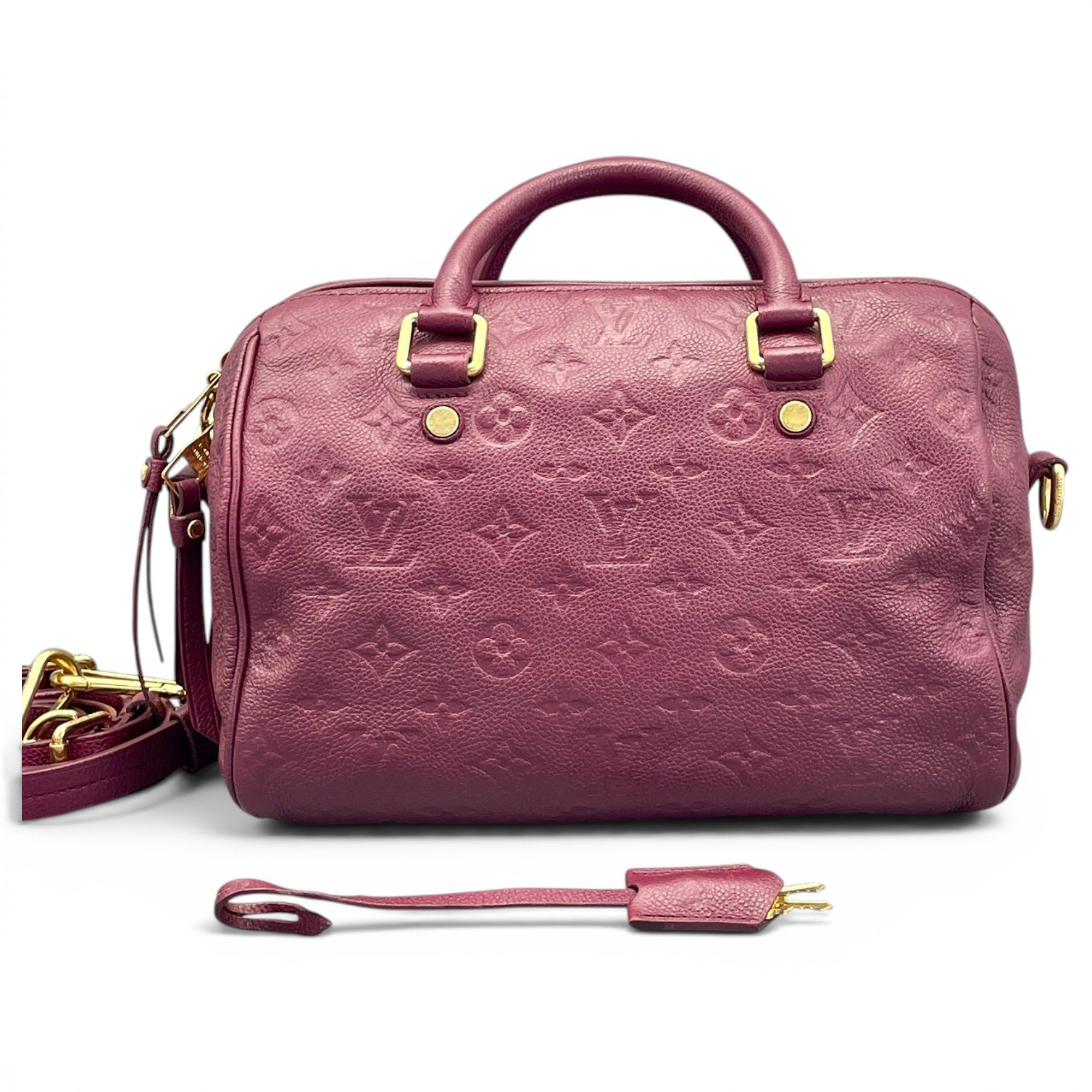 Speedy leather handbag