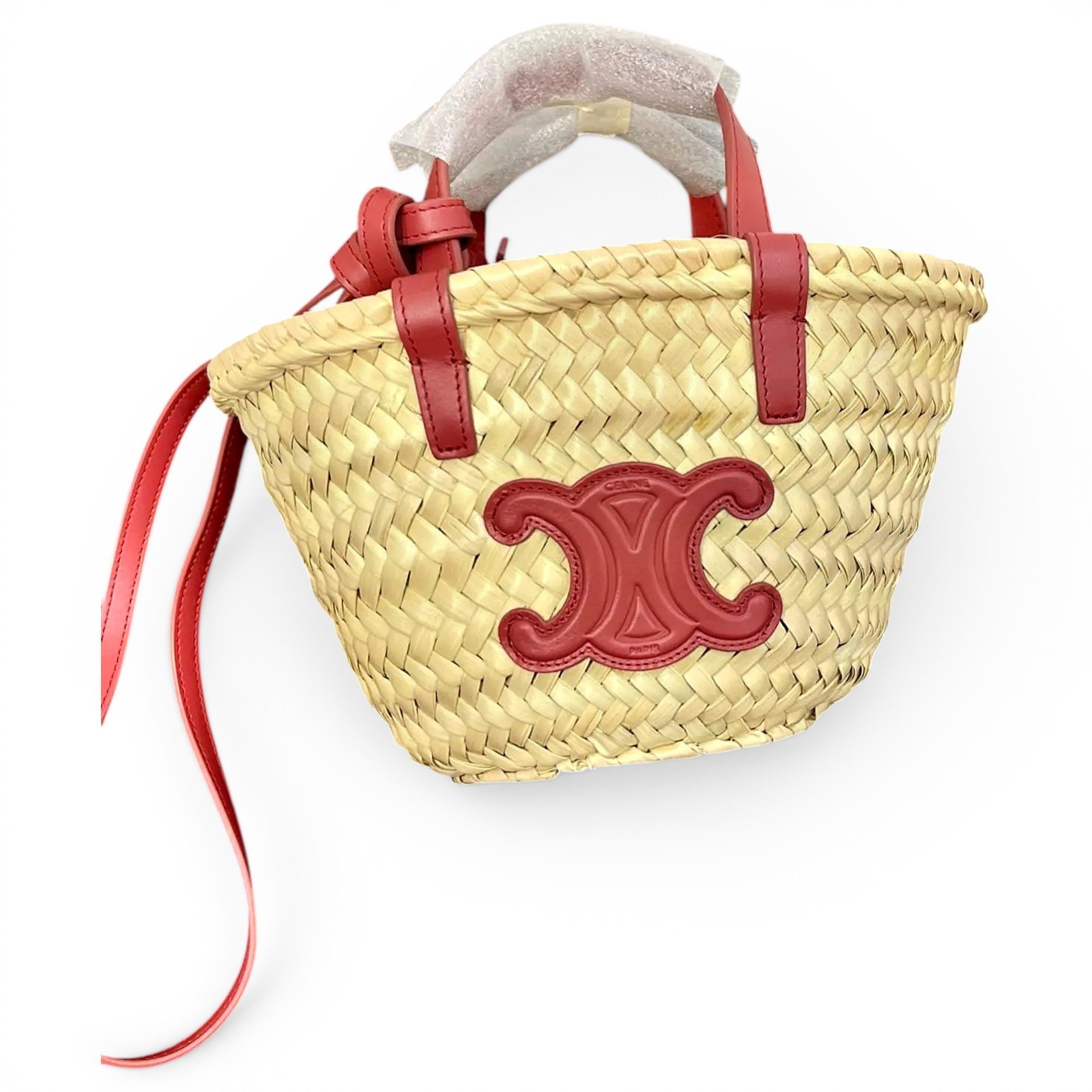 Triomphe glitter handbag