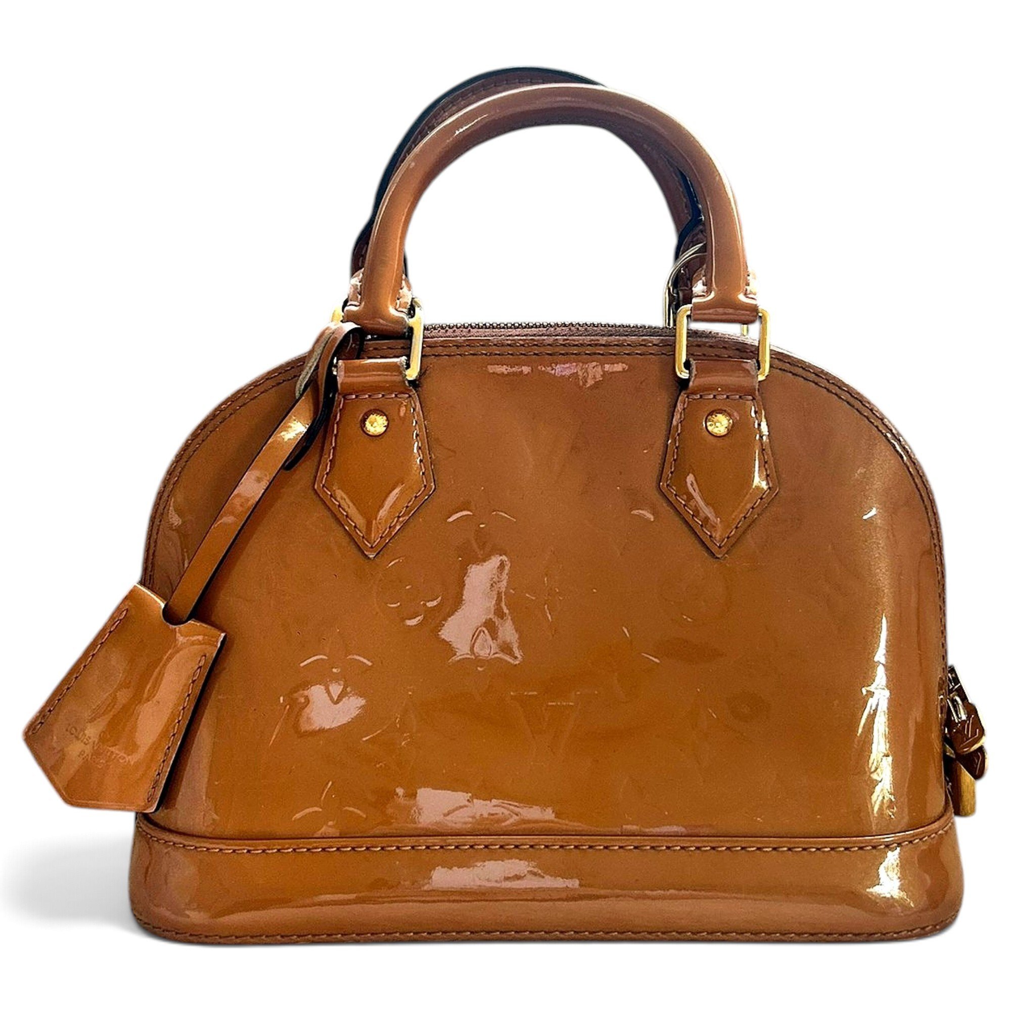 Alma BB patent leather handbag