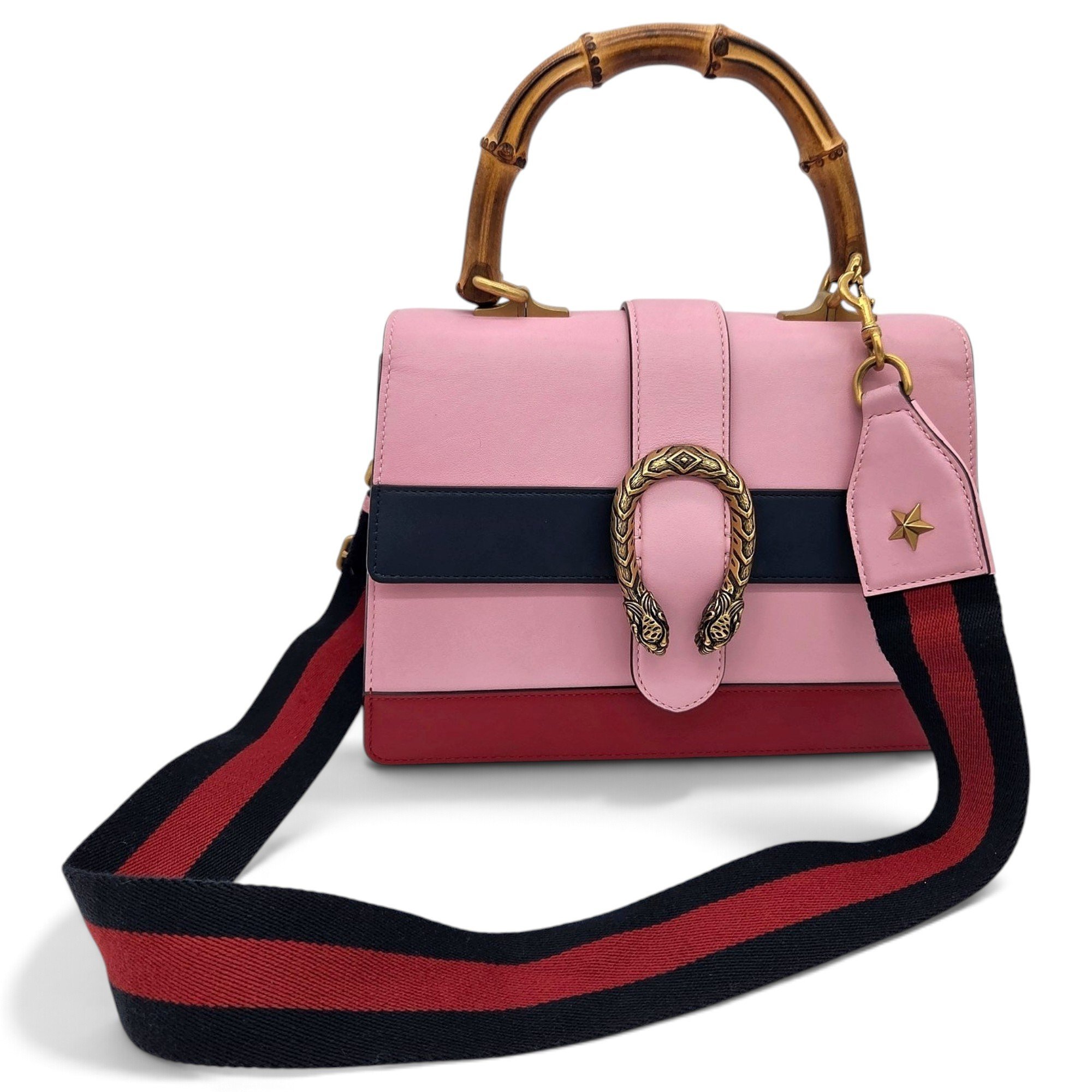 Dionysus Bamboo leather handbag