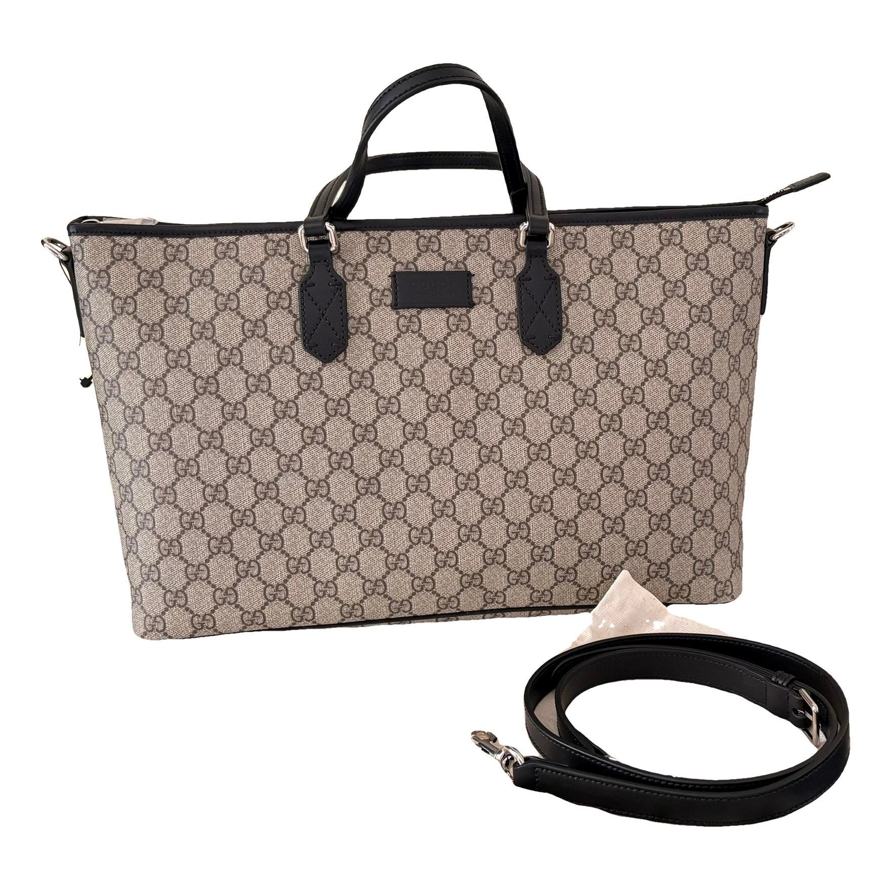 Leather tote
