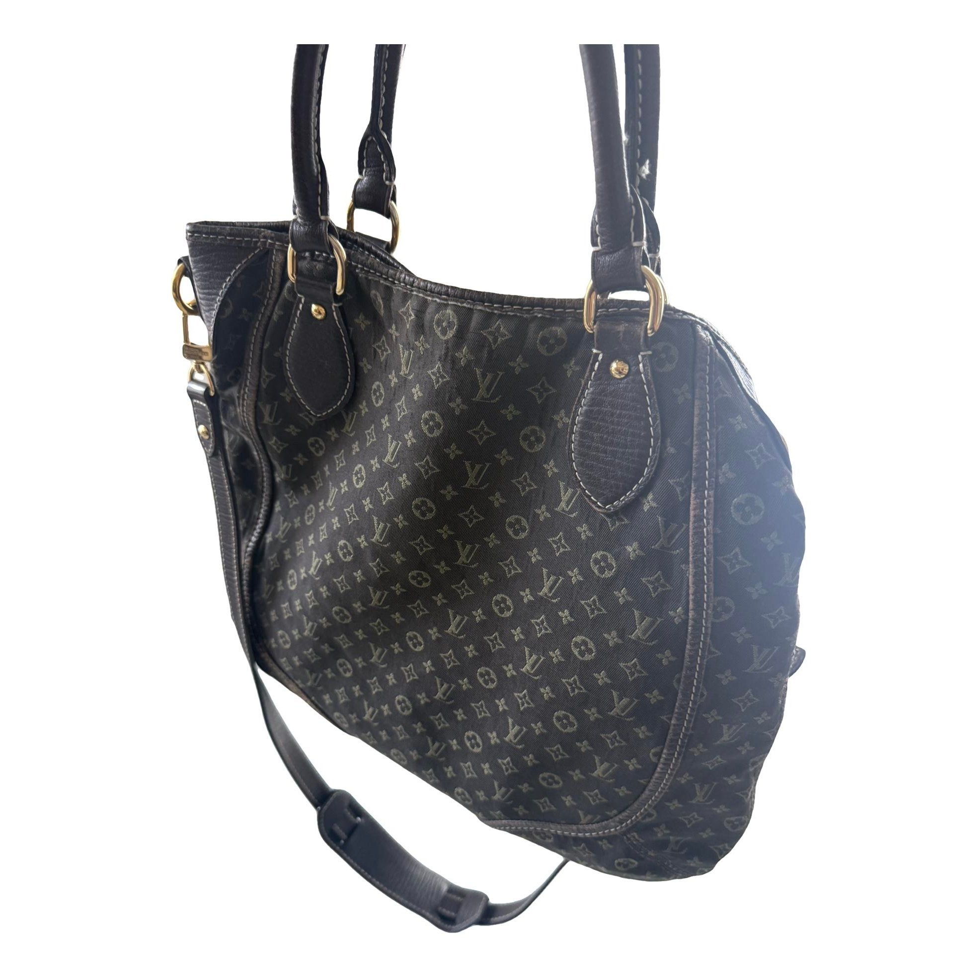 Linen crossbody bag
