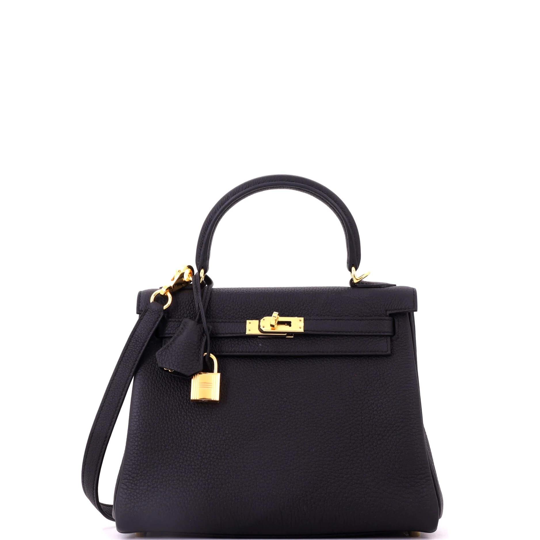 Kelly 25 leather handbag