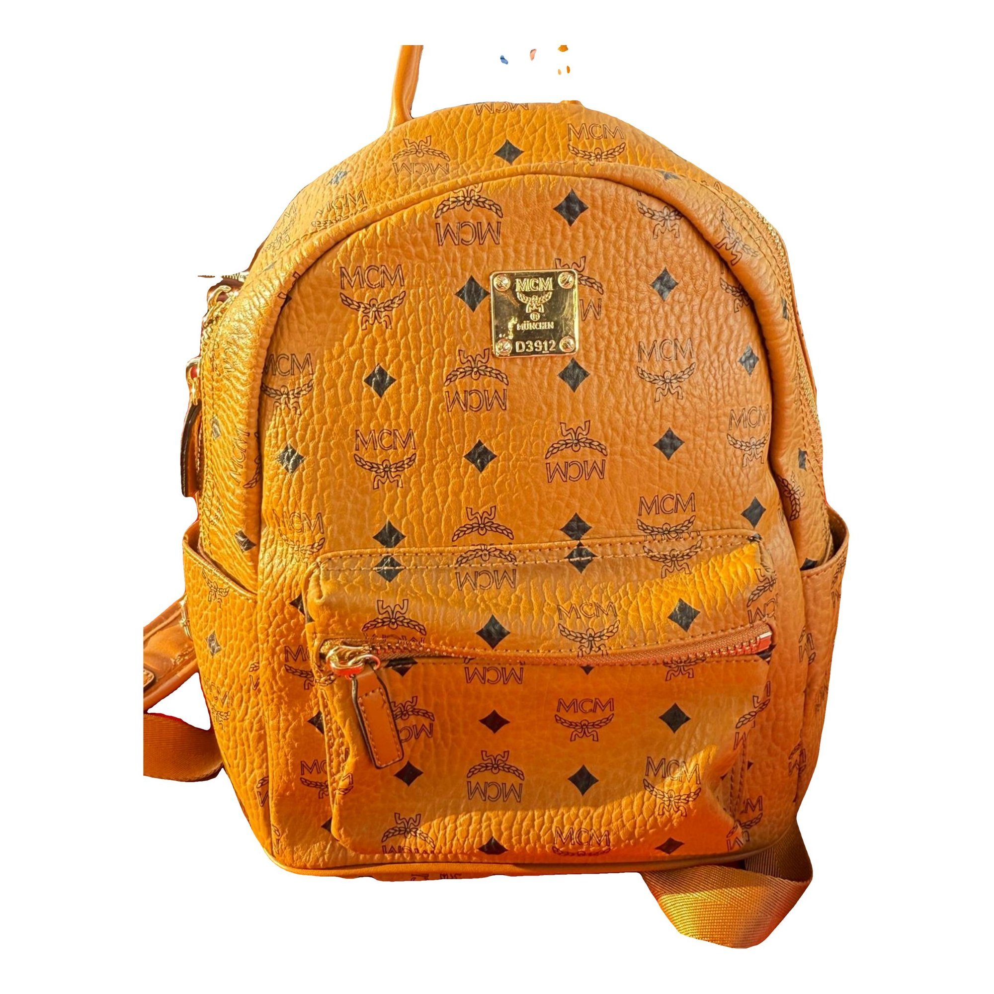MCM Stark leather backpack