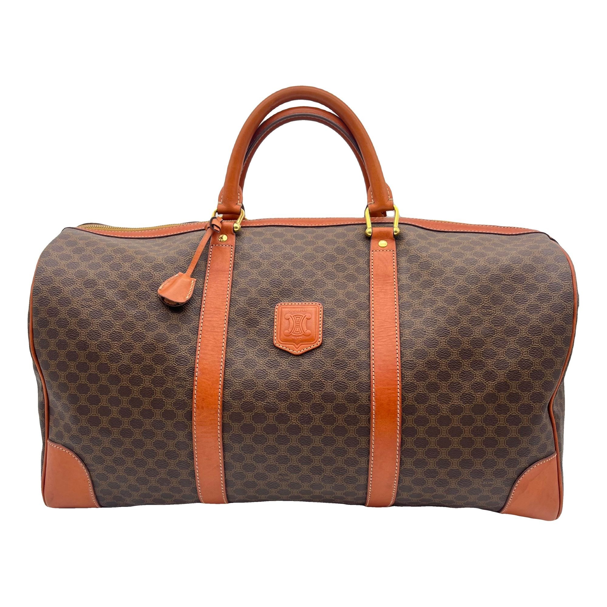 Leather travel bag