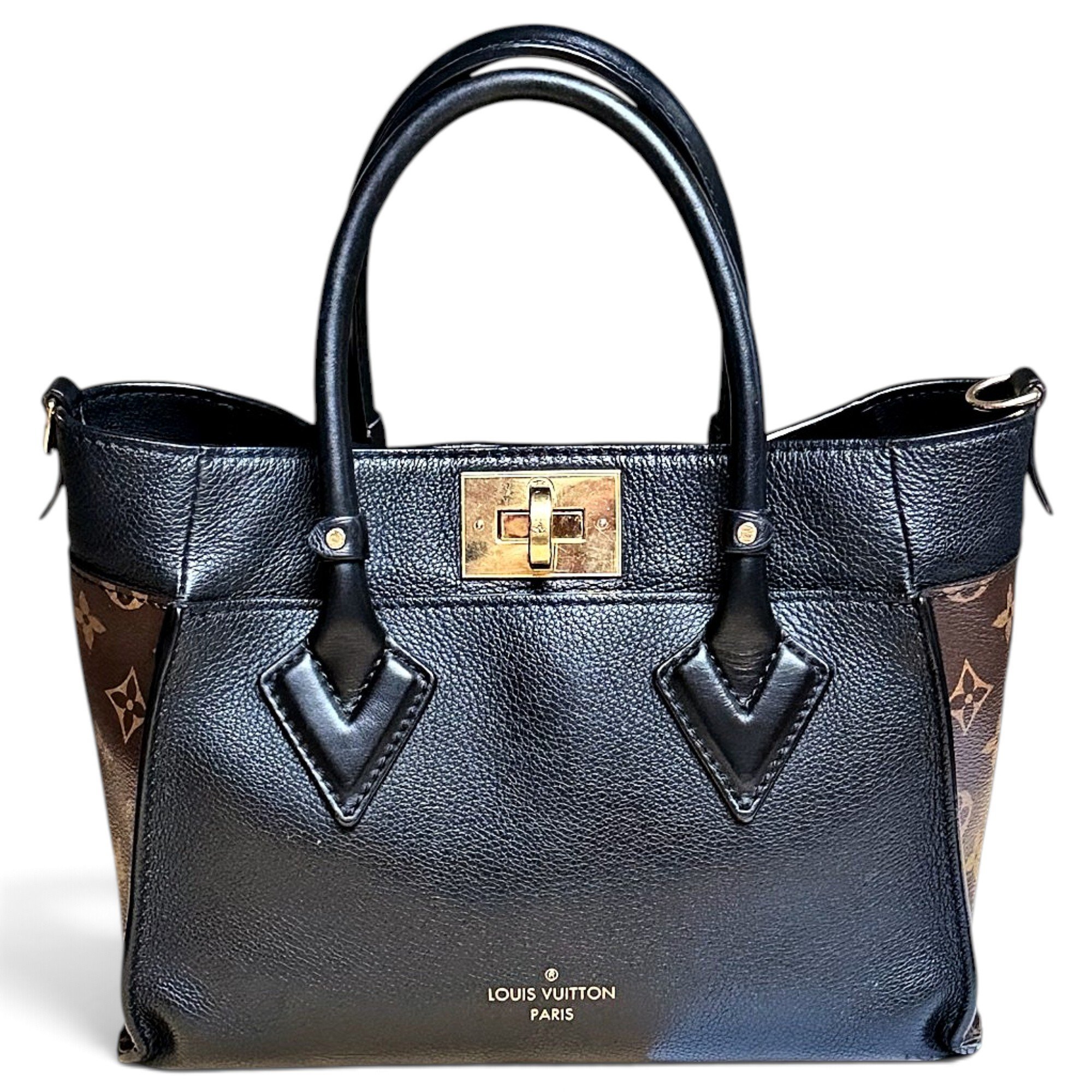 On My Side leather handbag