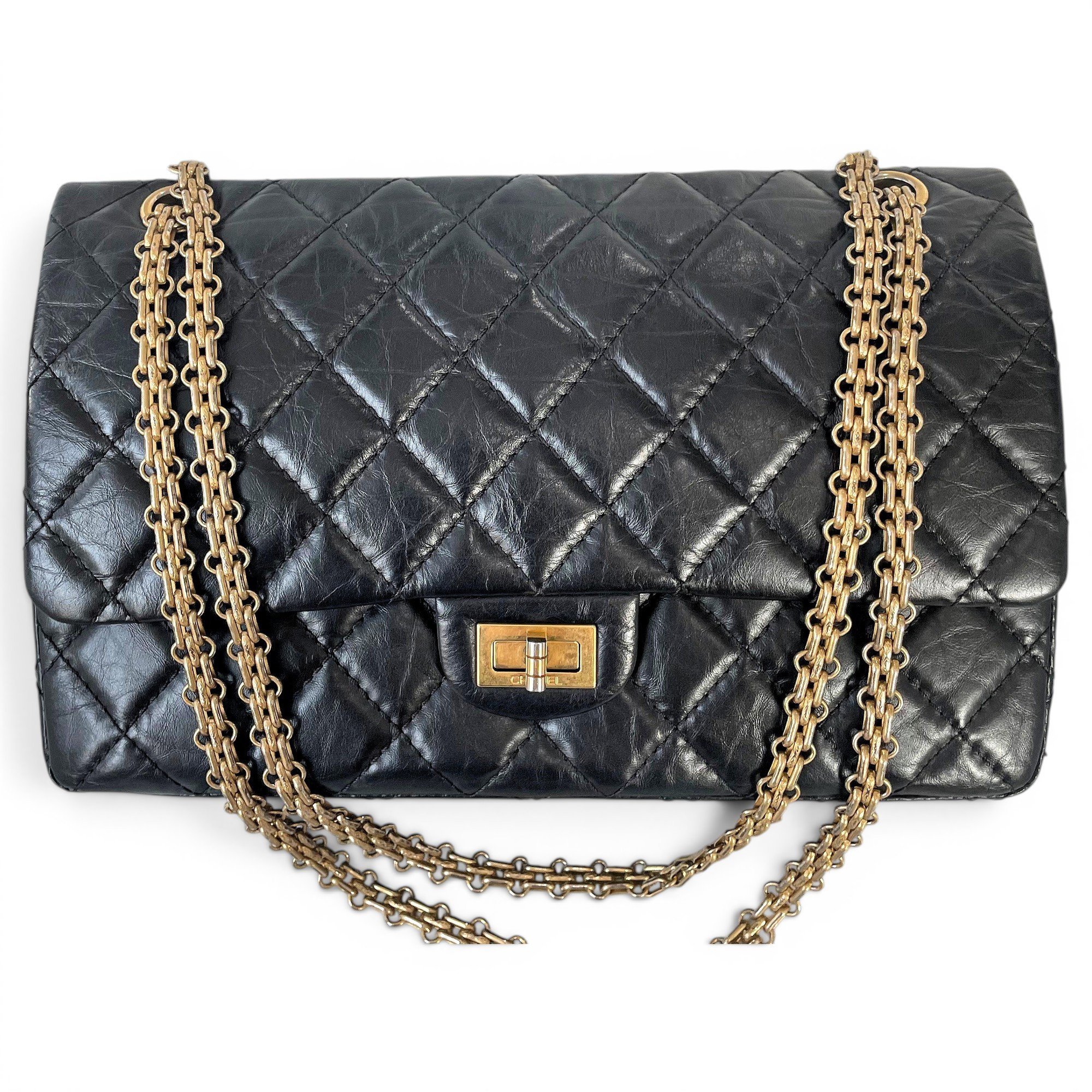 2.55 leather handbag