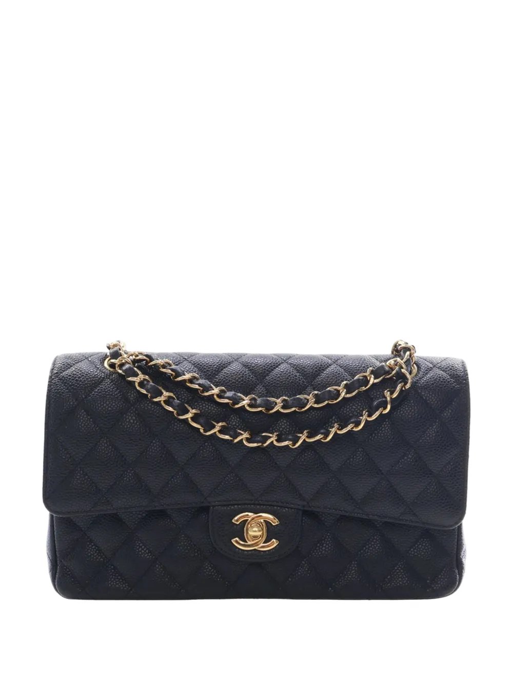 2019 Medium Classic Caviar Double Flap shoulder bag