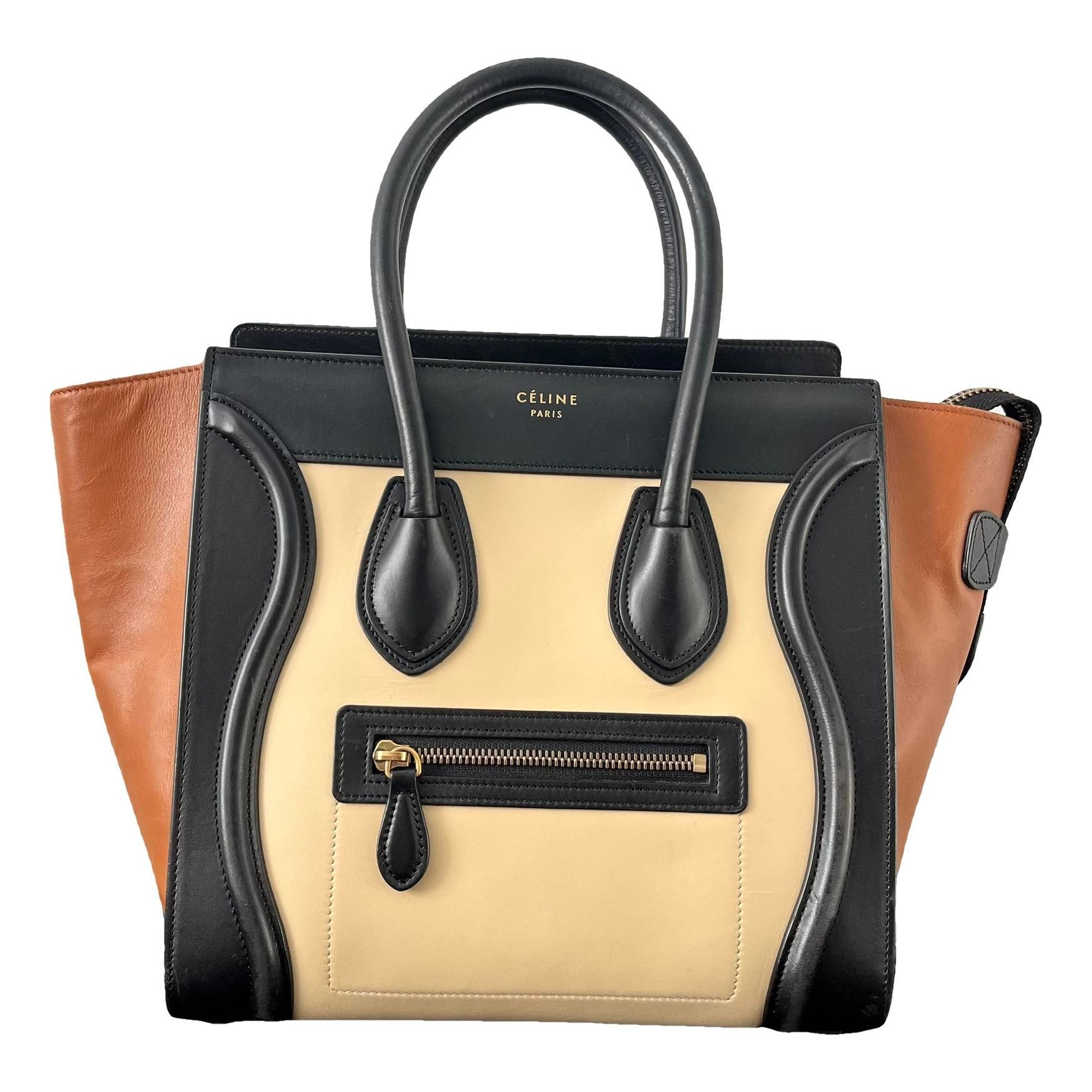 Luggage leather handbag