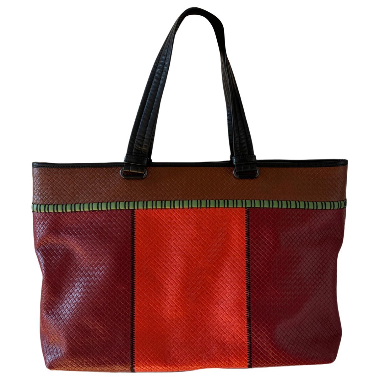 Leather tote