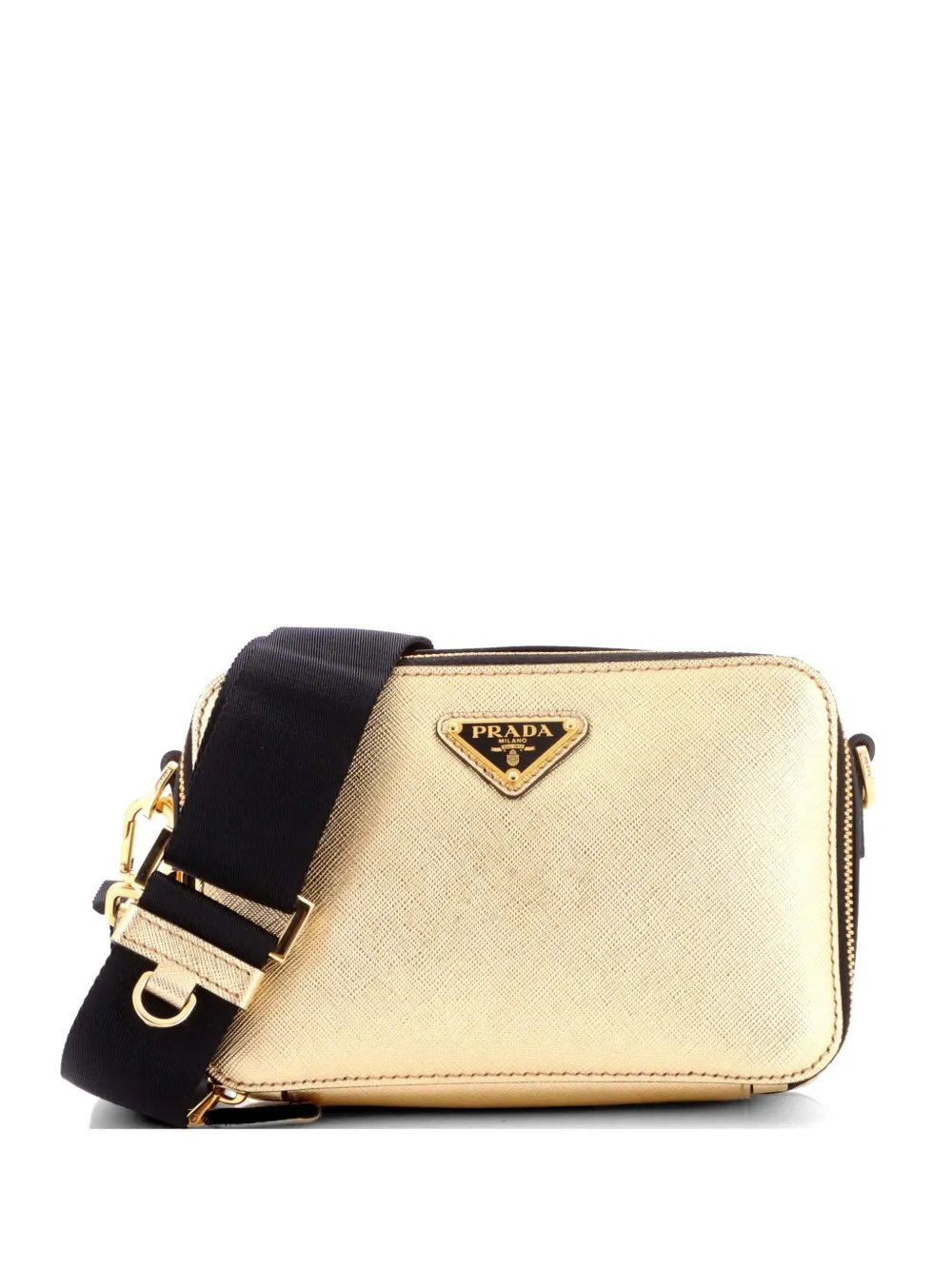 Brique Camera Saffiano Leather Mini crossbody bag