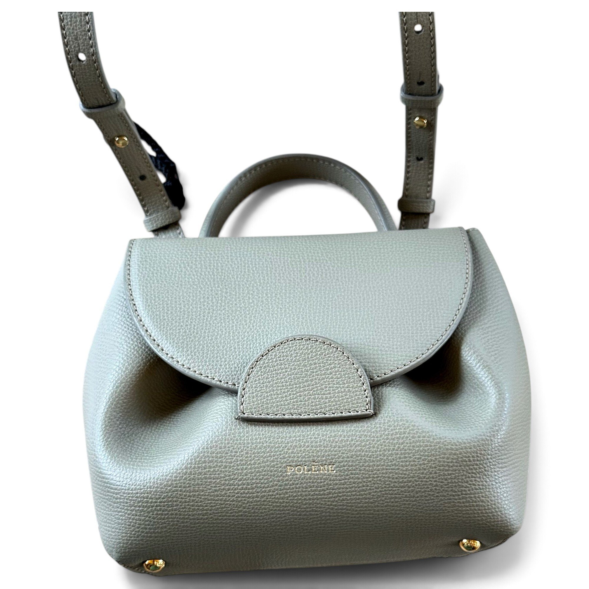 Numéro un mini leather crossbody bag