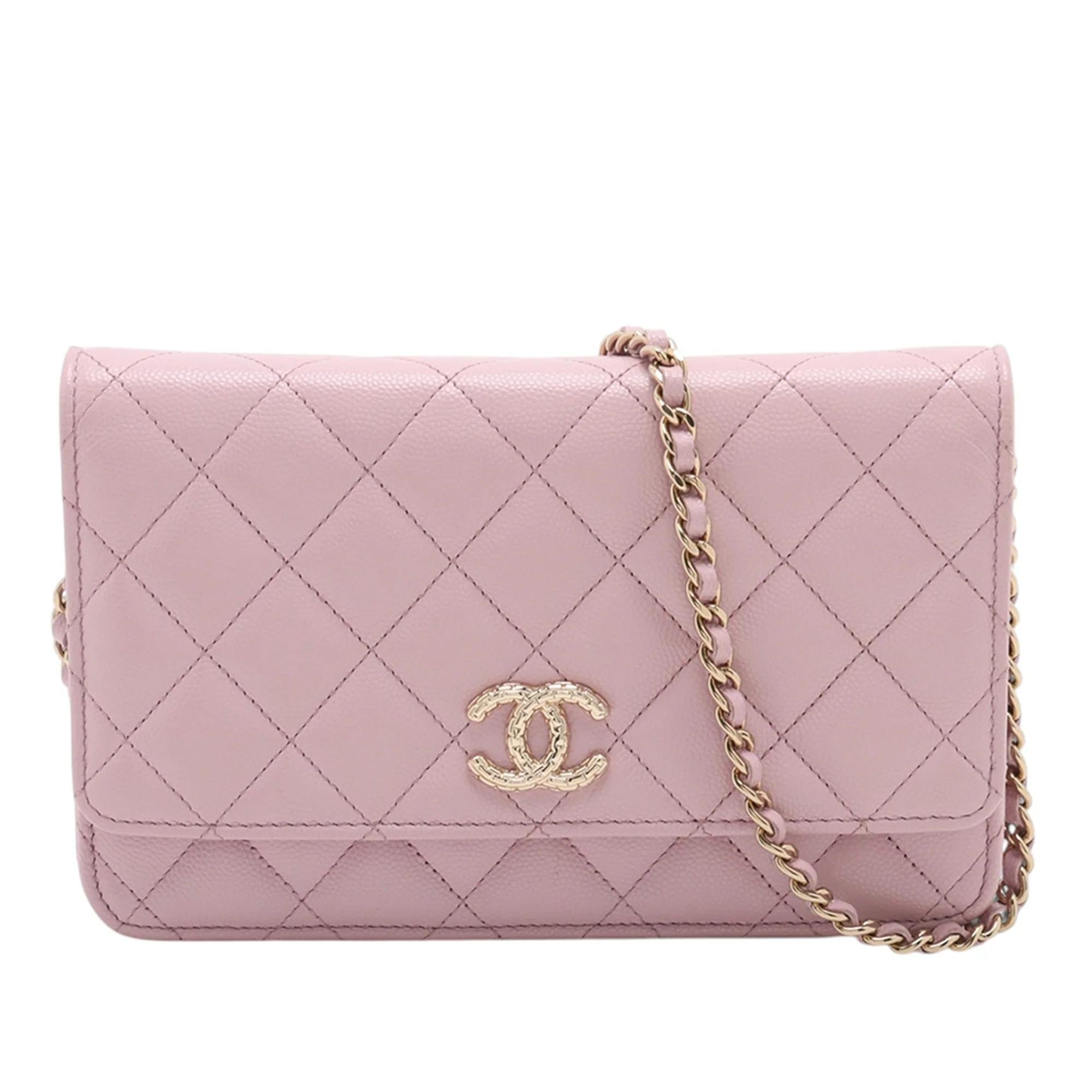 Wallet On Chain Timeless/Classique leather handbag