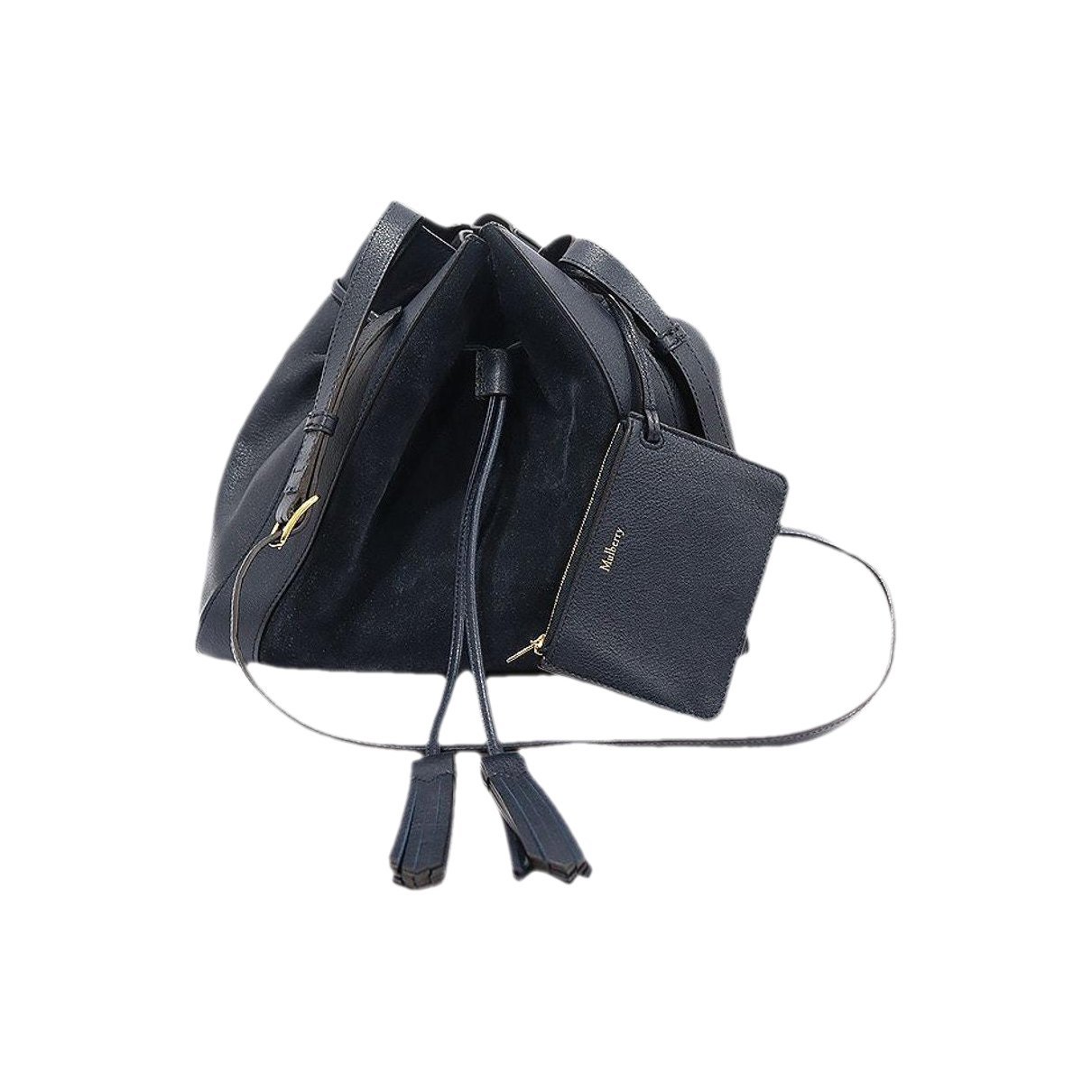 Leather clutch bag