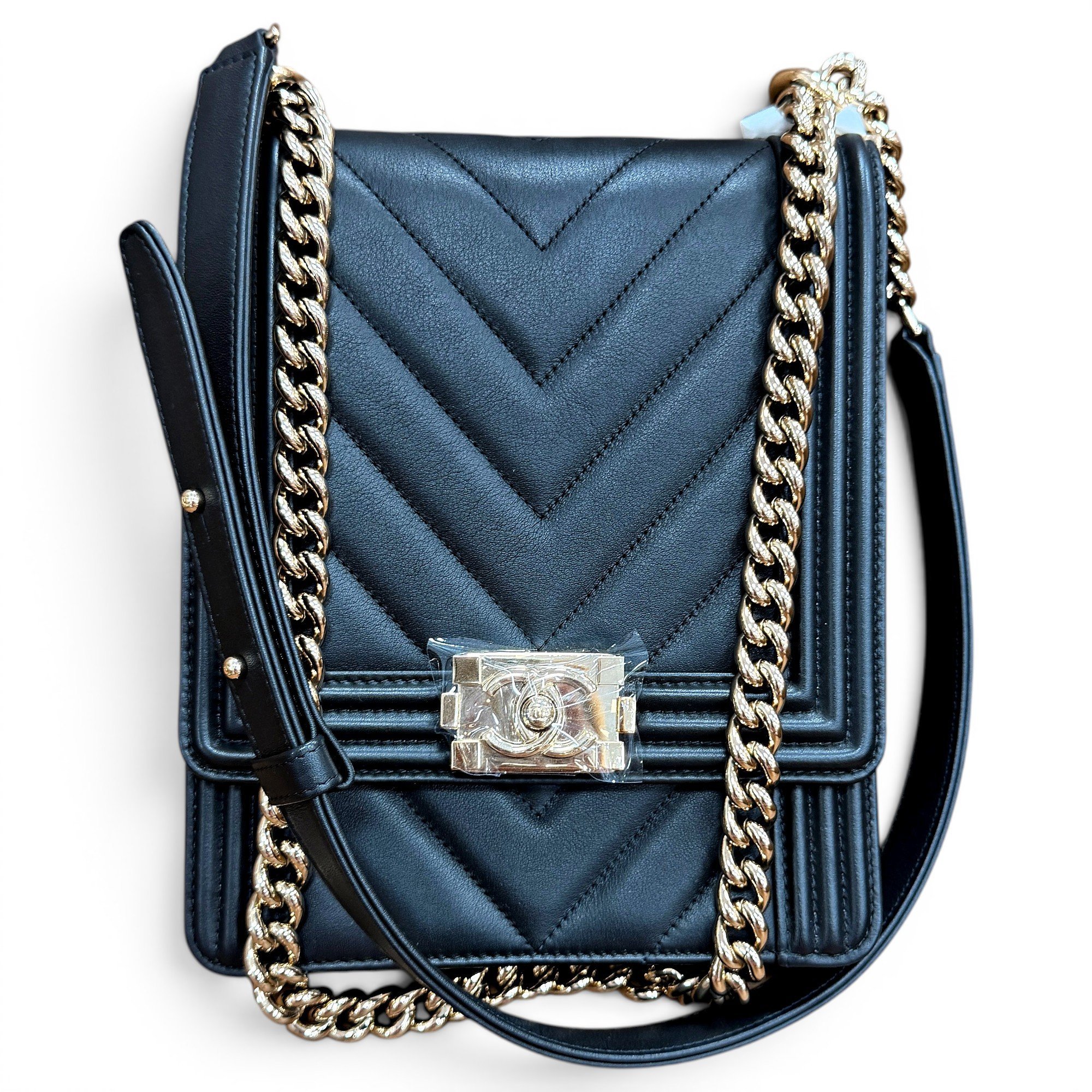 North South Boy leather crossbody bag
