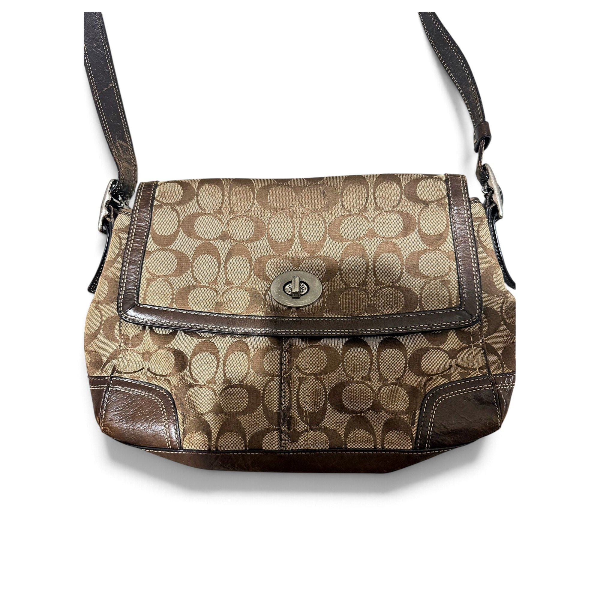 Signature Sufflette leather handbag