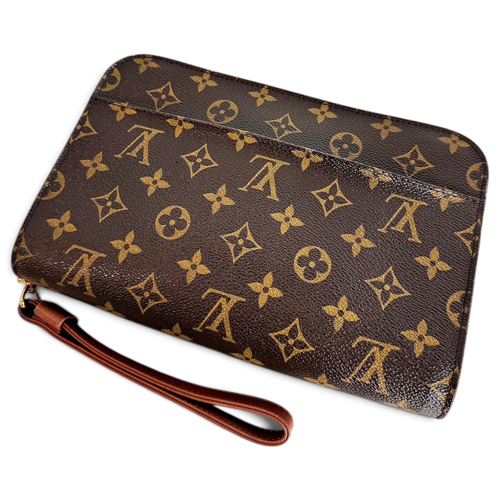Louis Vuitton Orsay leather clutch bag