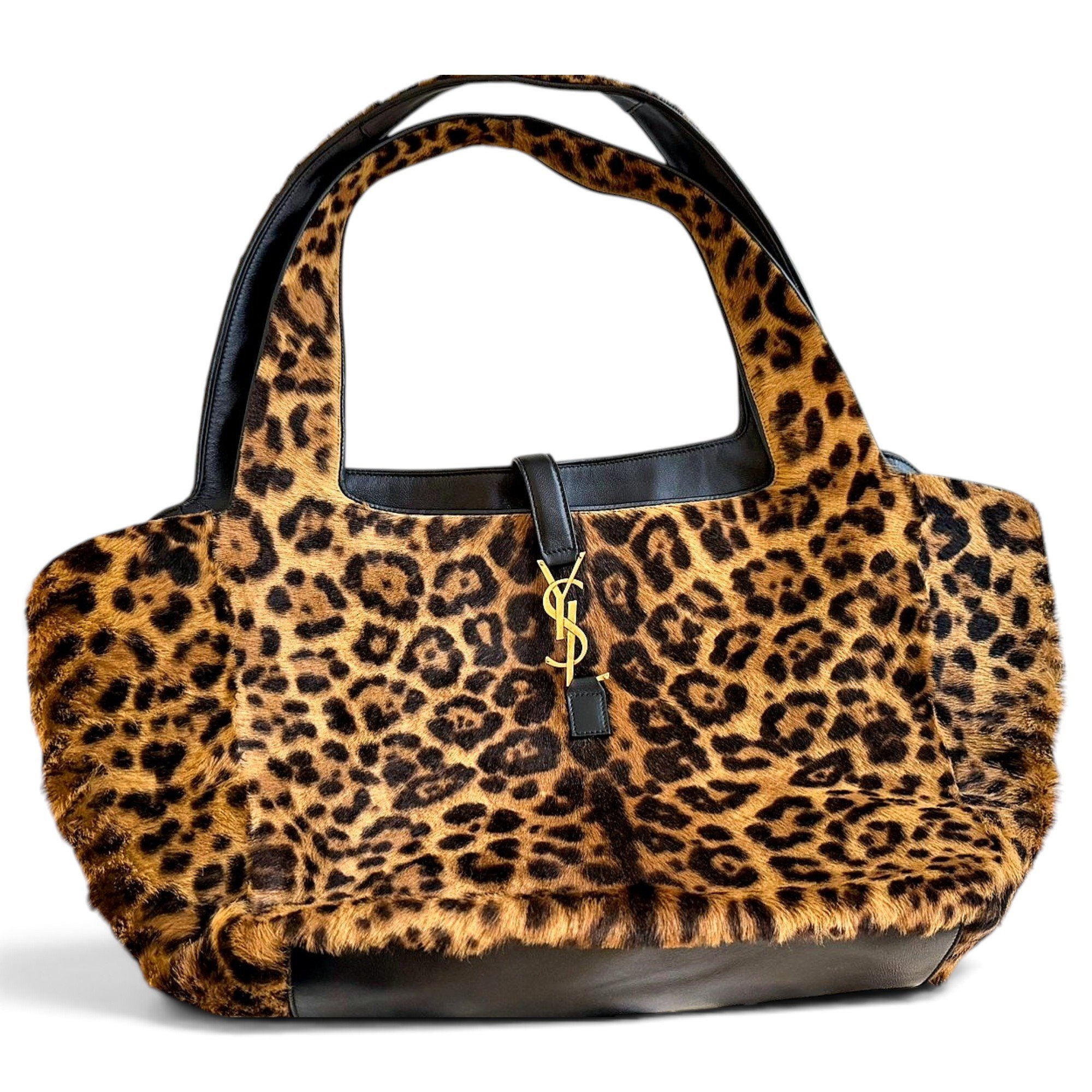 Le 5 à 7 pony-style calfskin handbag