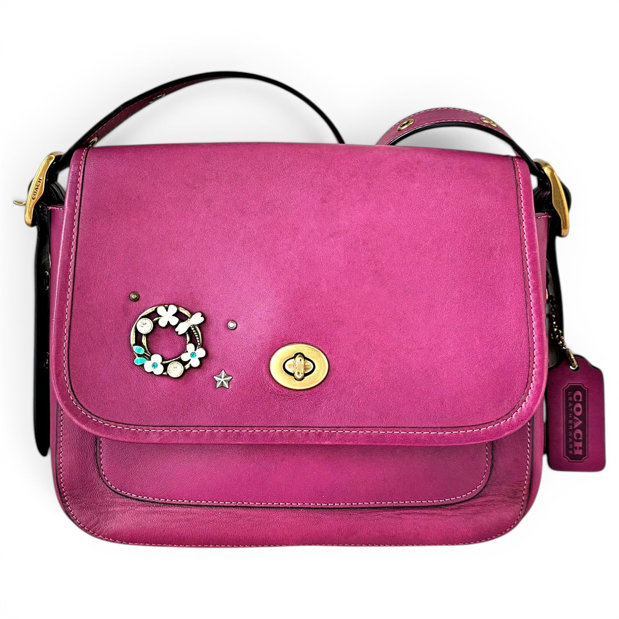 Leather crossbody bag
