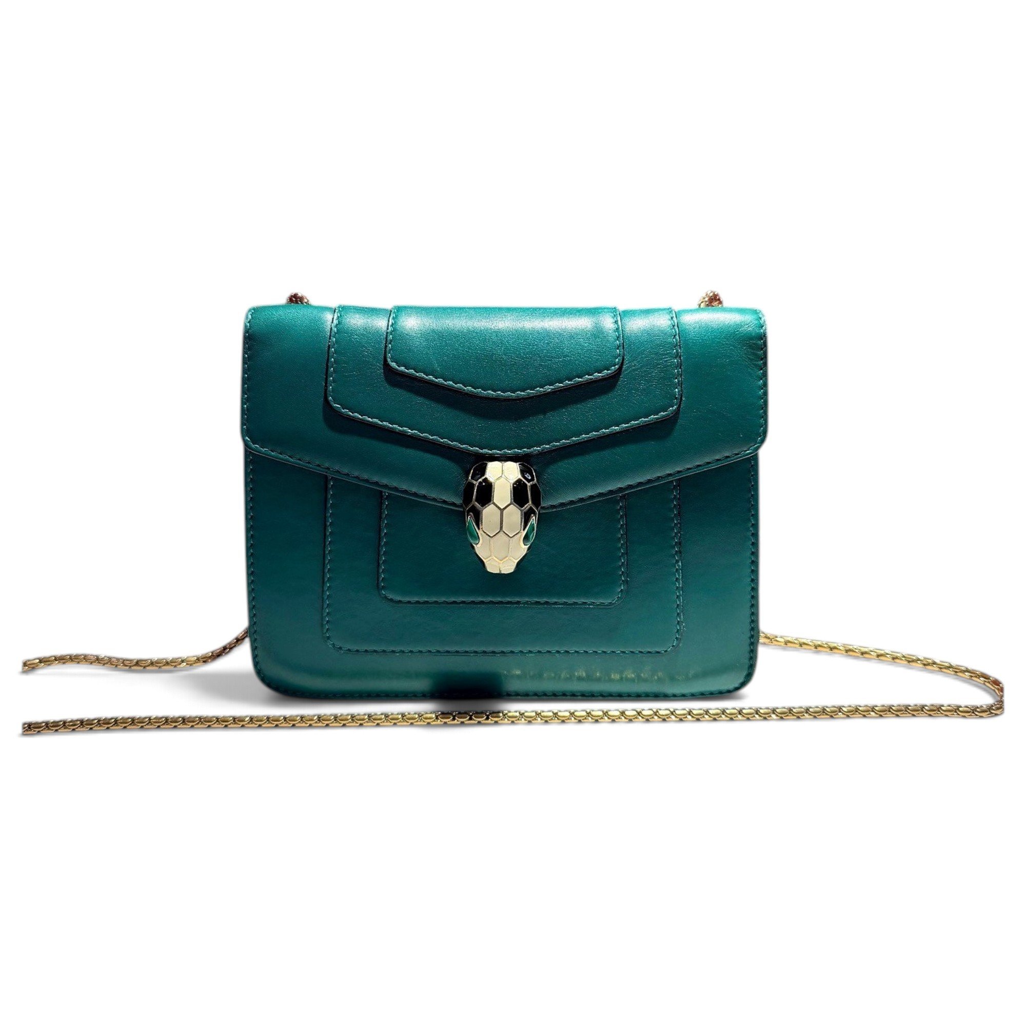 Serpenti leather crossbody bag