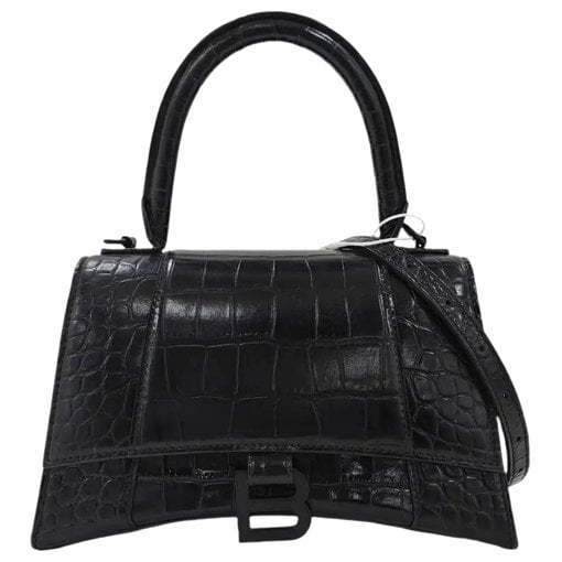 Balenciaga Hourglass leather handbag