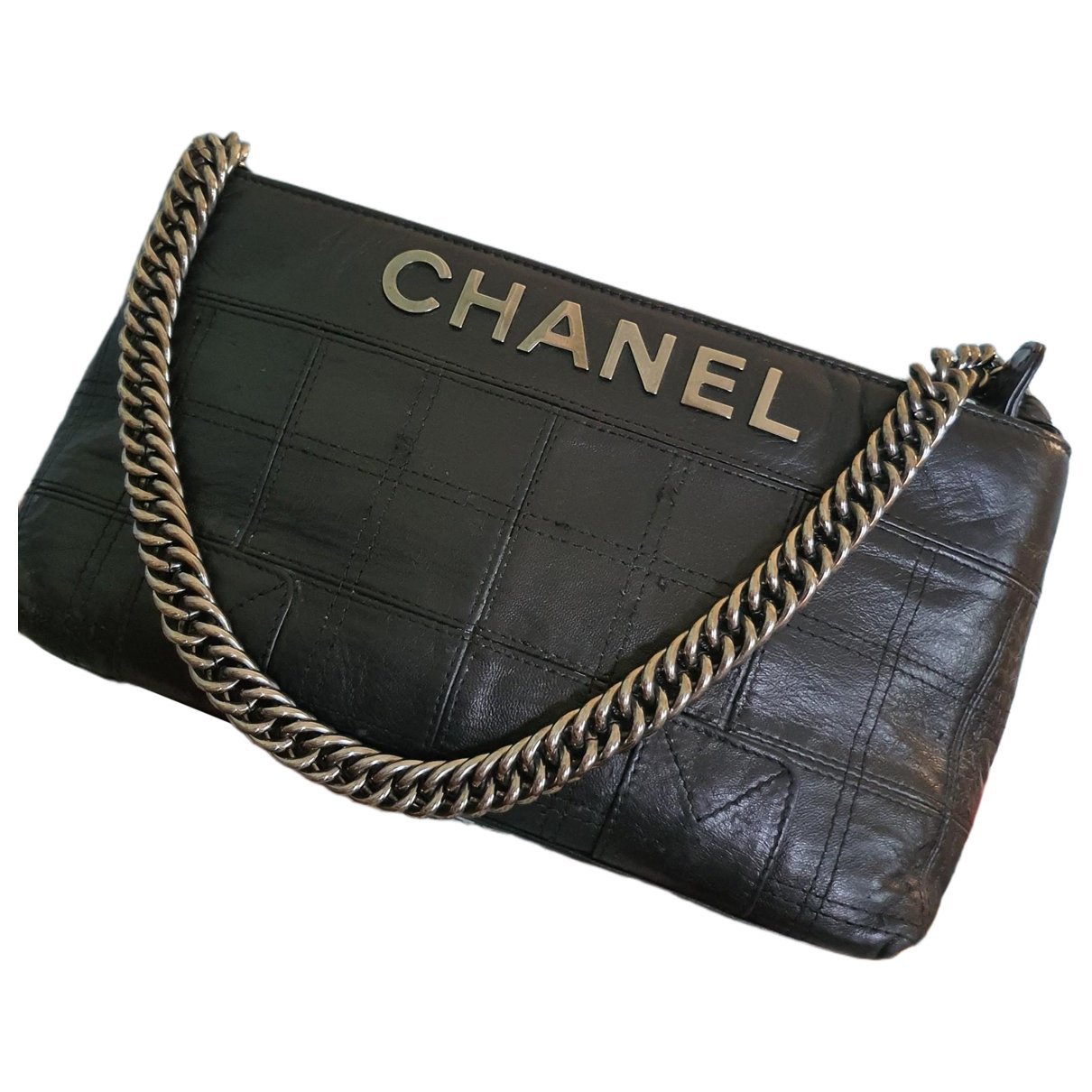 East West Chocolate Bar leather handbag
