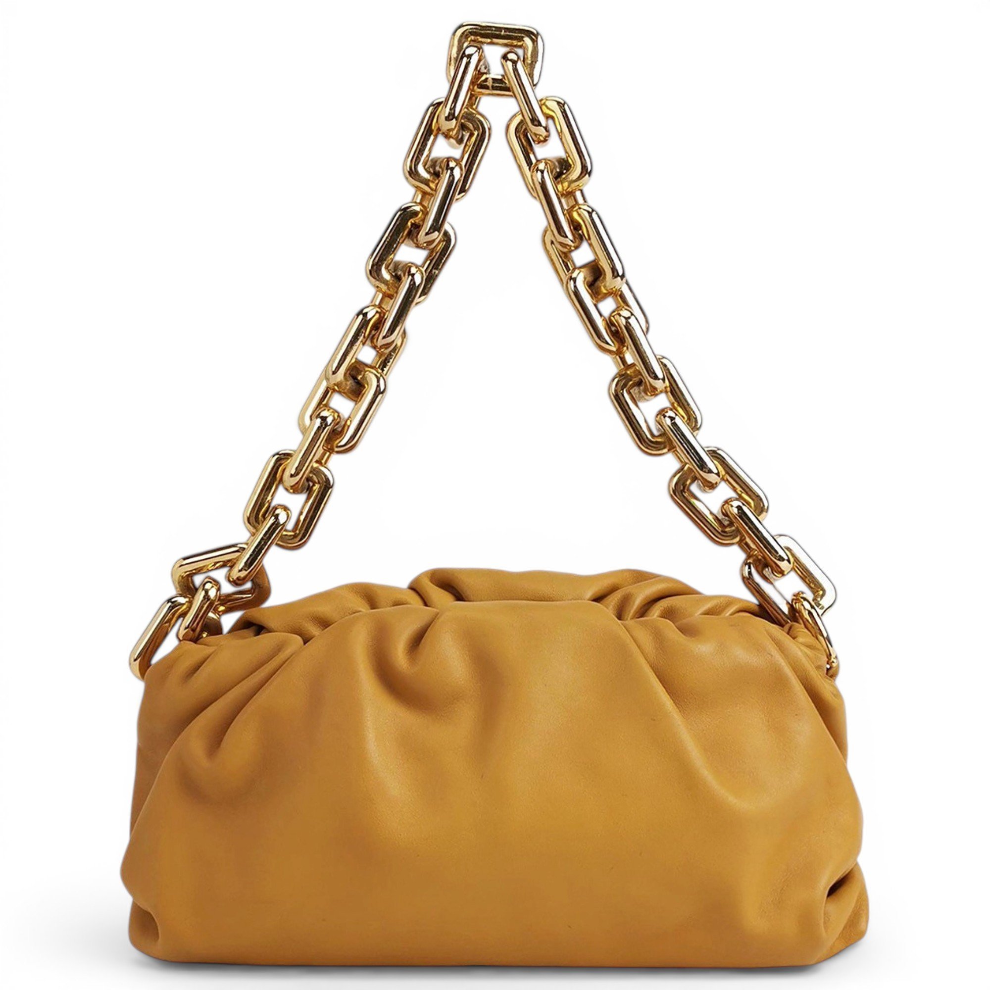 Chain Pouch leather handbag