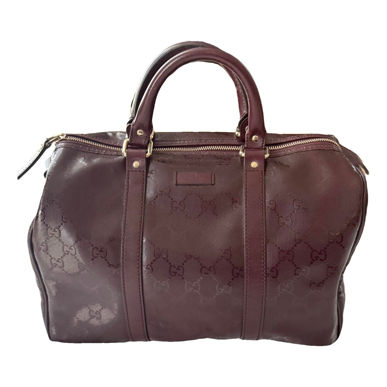 Boston leather handbag