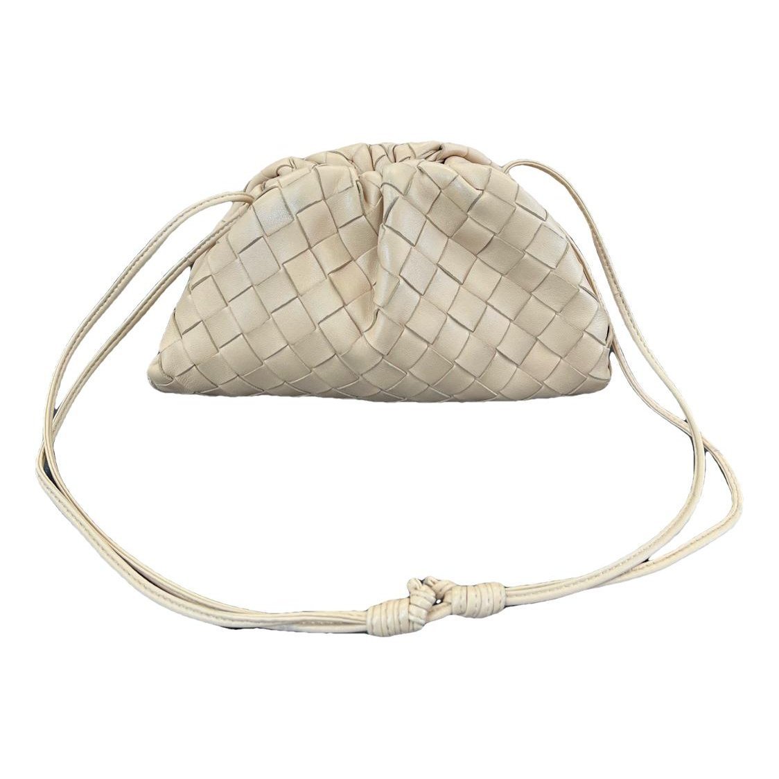 Pouch leather handbag