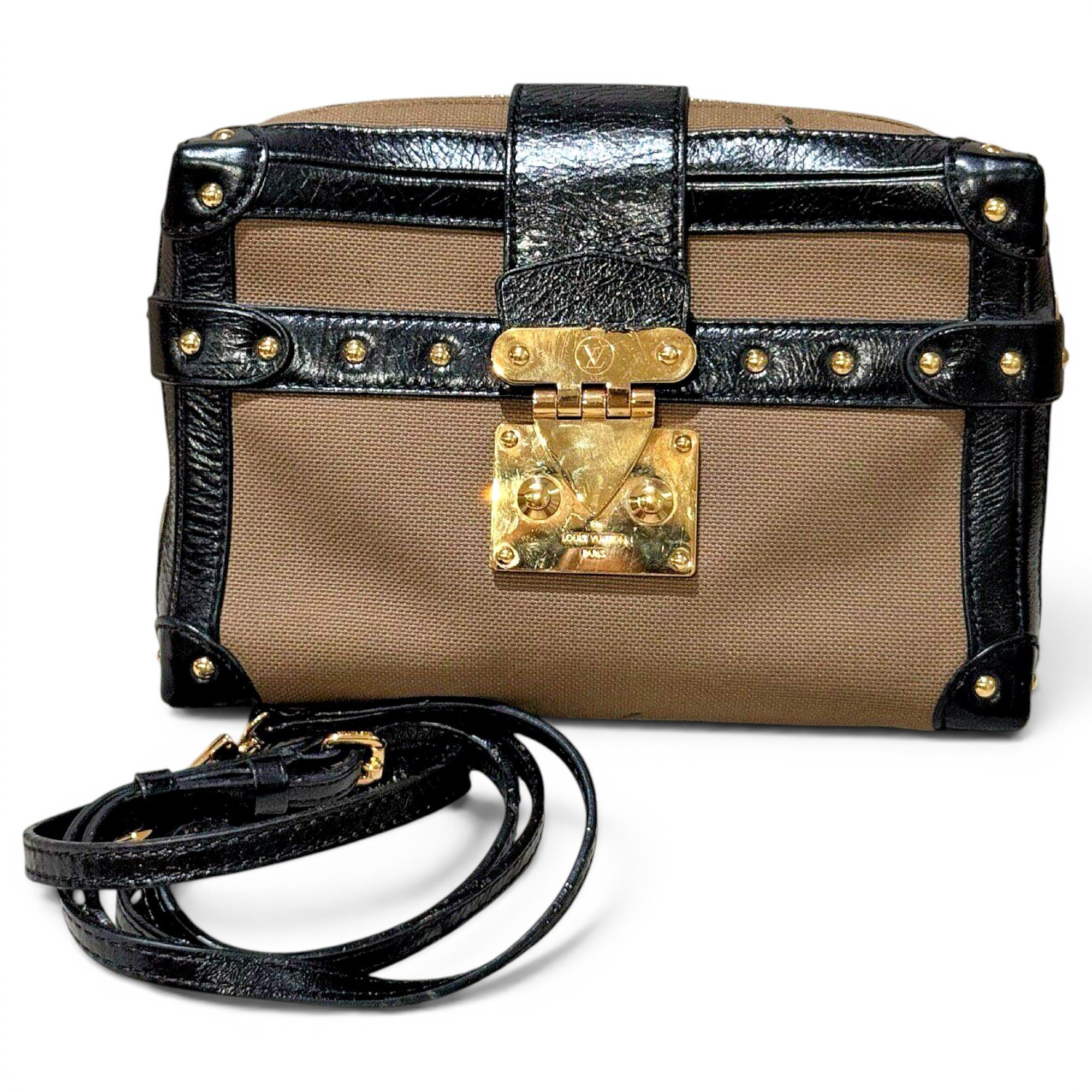 Petite Malle cloth crossbody bag