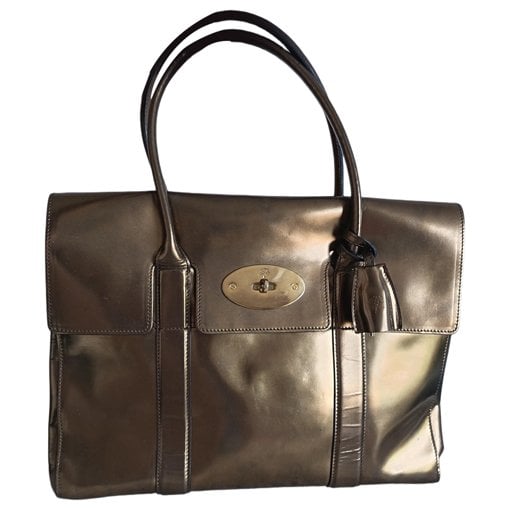 Bayswater patent leather handbag