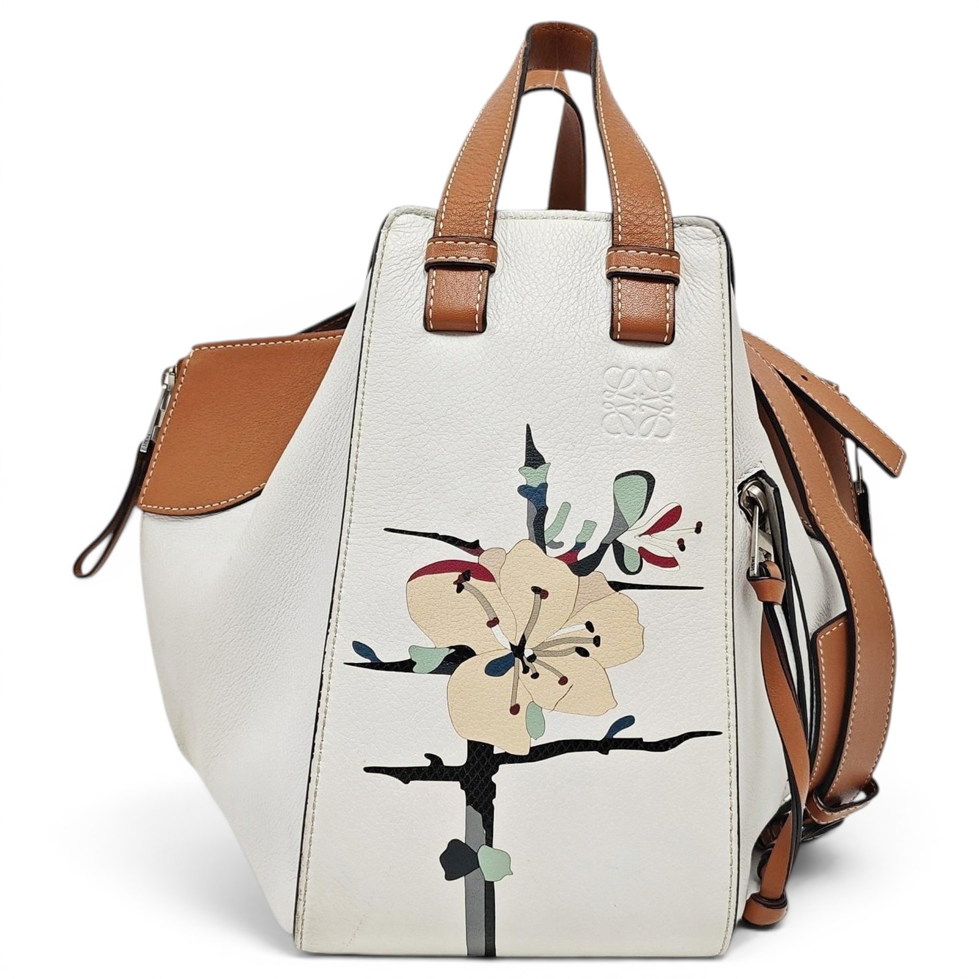 Hammock leather crossbody bag