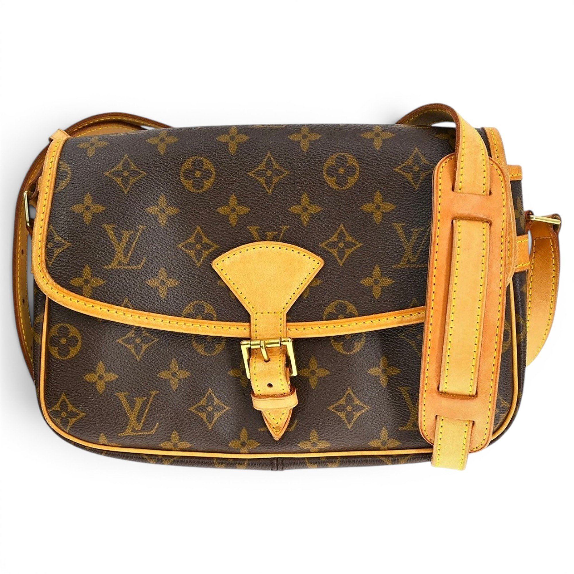 Sologne patent leather crossbody bag