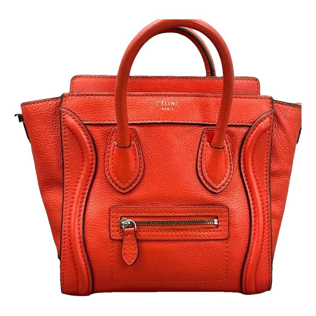 Nano Luggage leather handbag