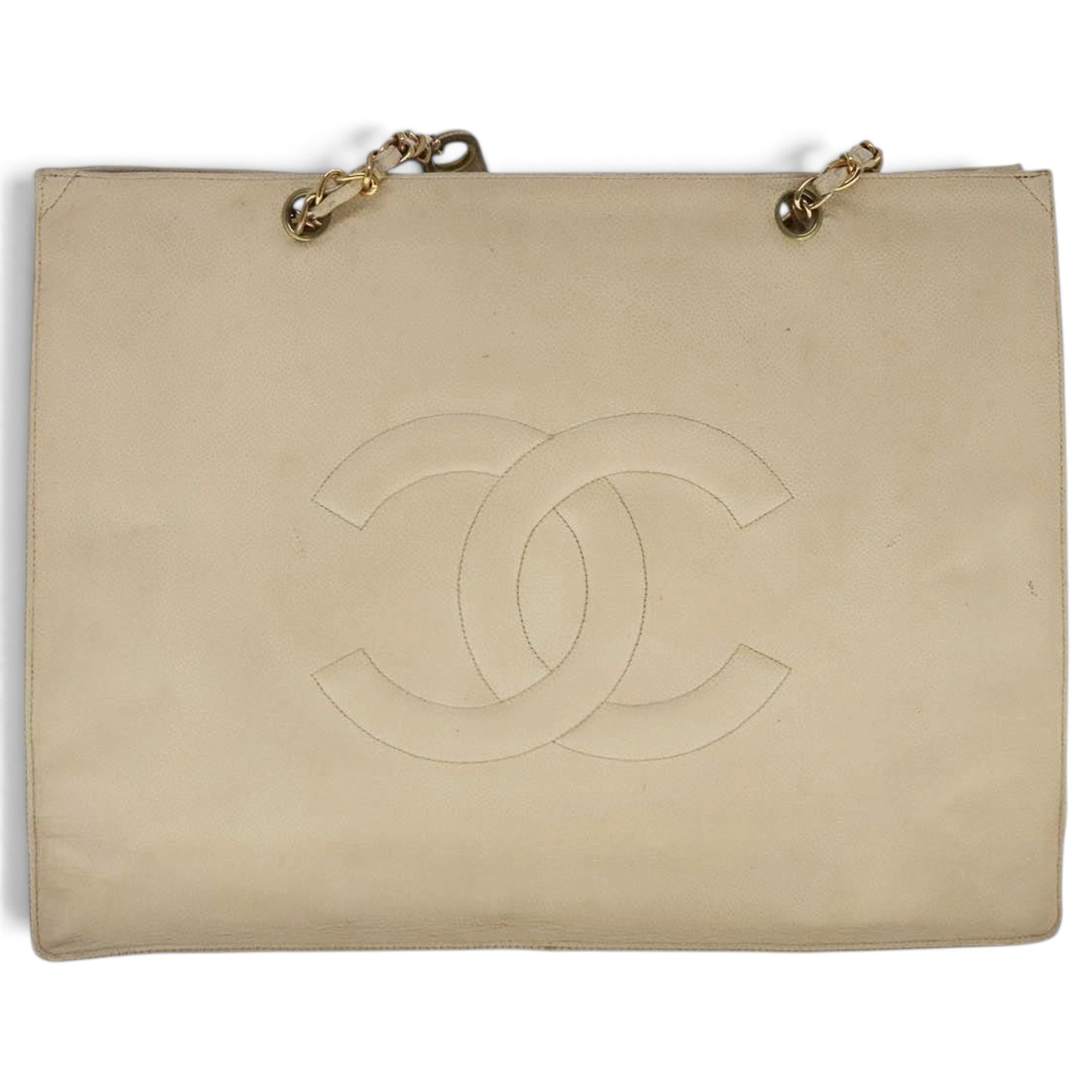 Leather tote