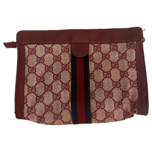 Ophidia cloth clutch bag