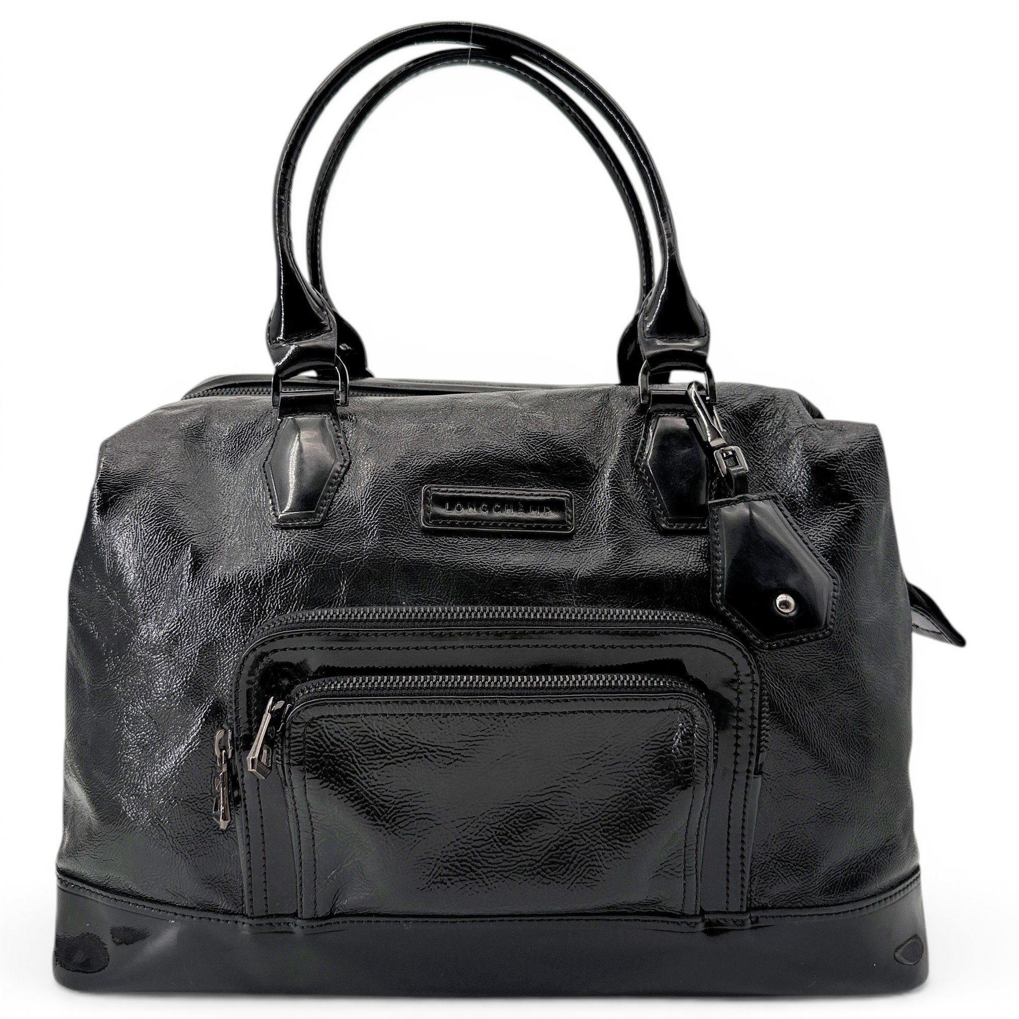 Légende patent leather handbag