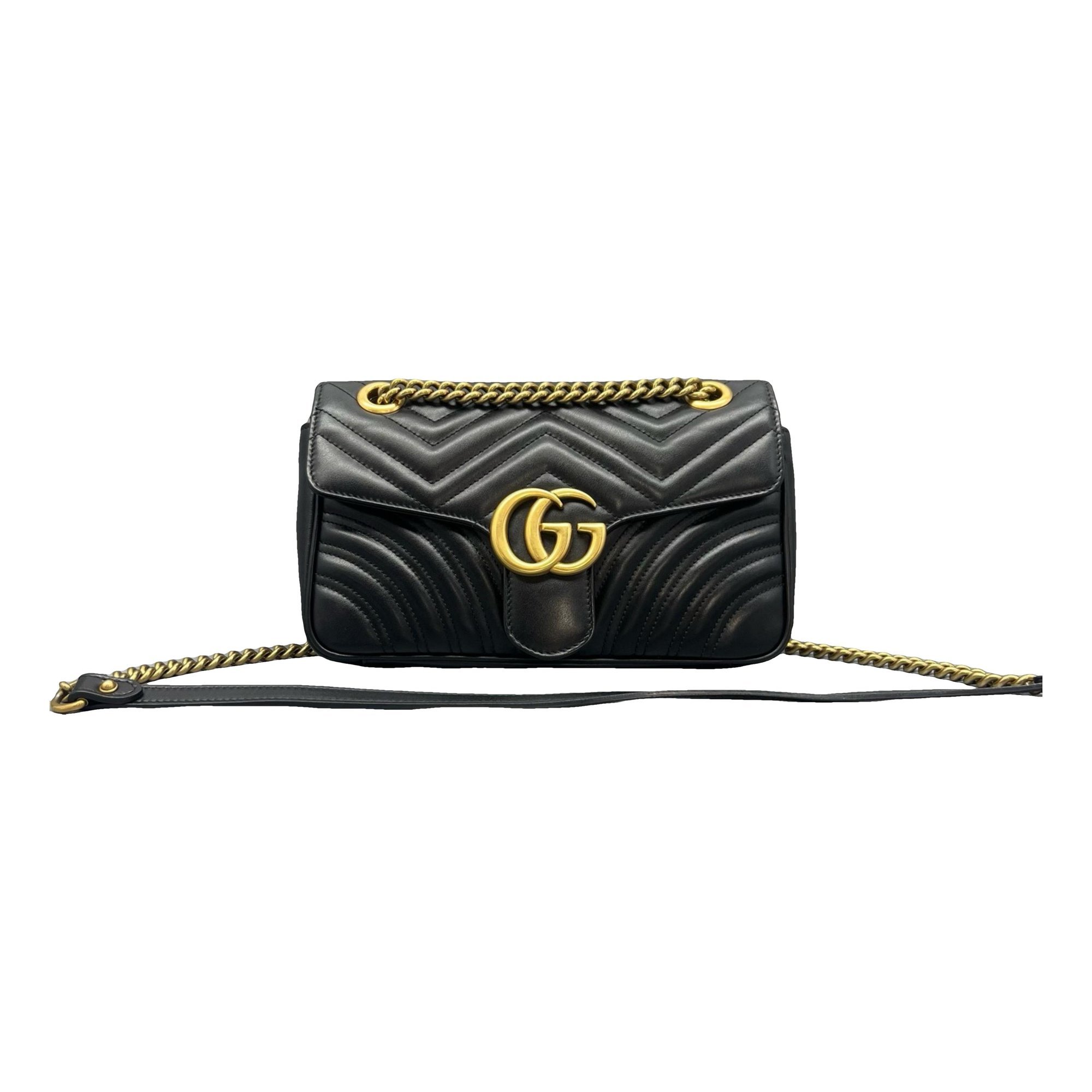 GG Marmont Chain Flap leather bag