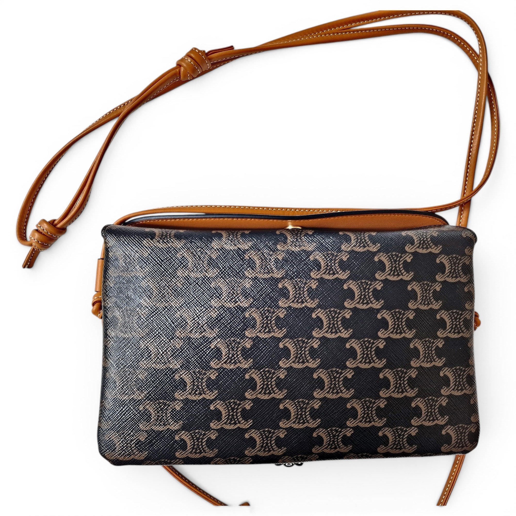 Leather crossbody bag
