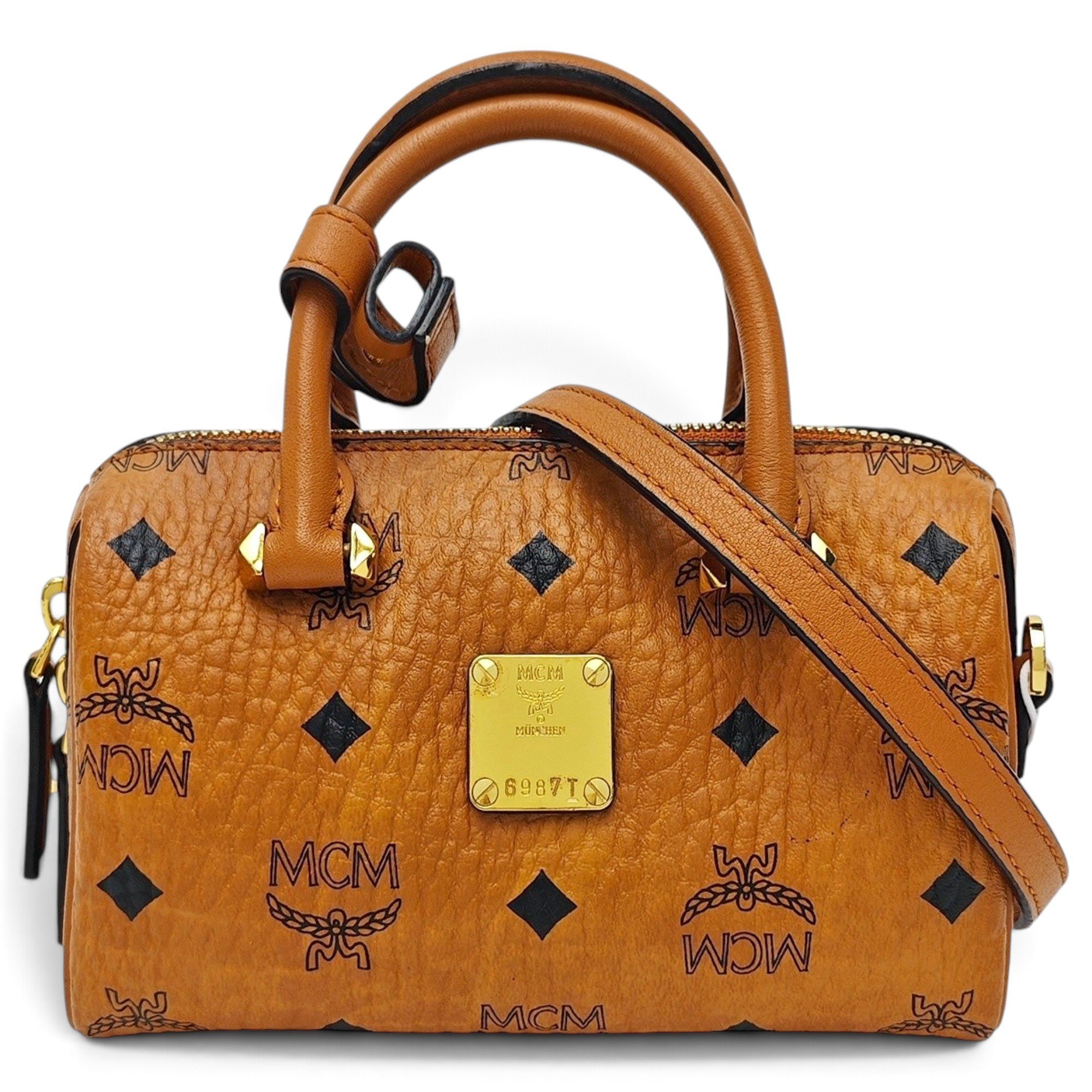 Leather handbag