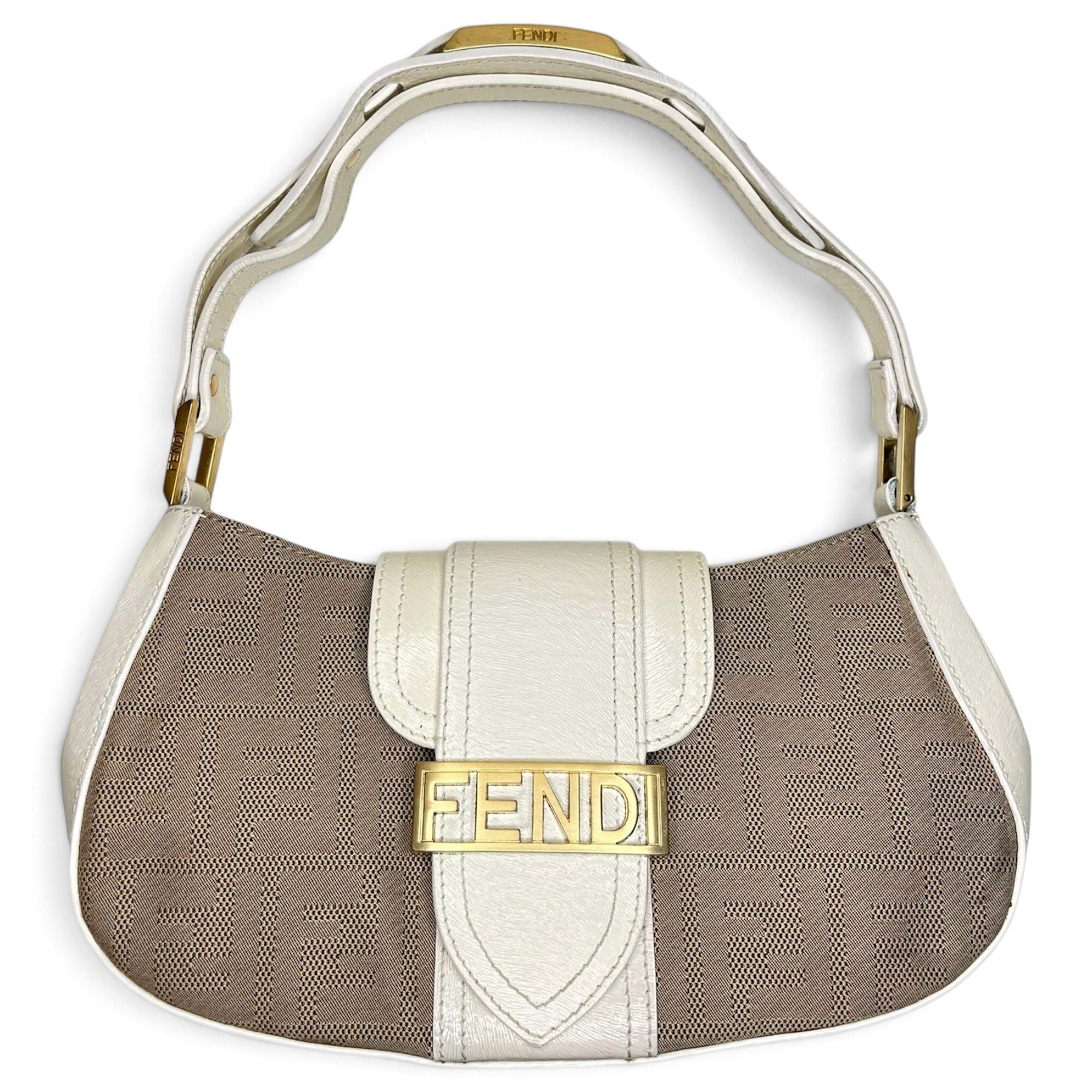 Croissant Vintage leather handbag