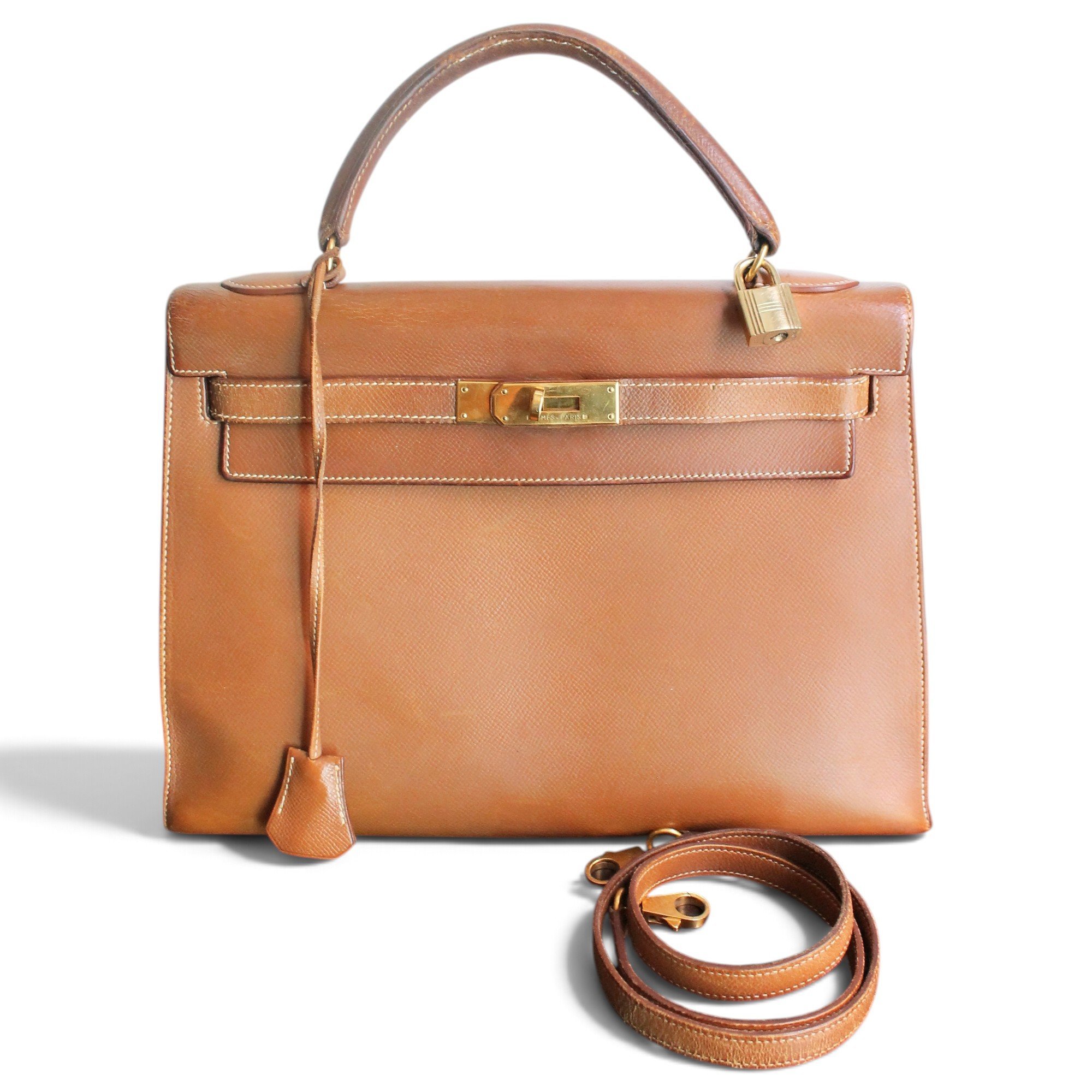 Kelly 32 leather handbag
