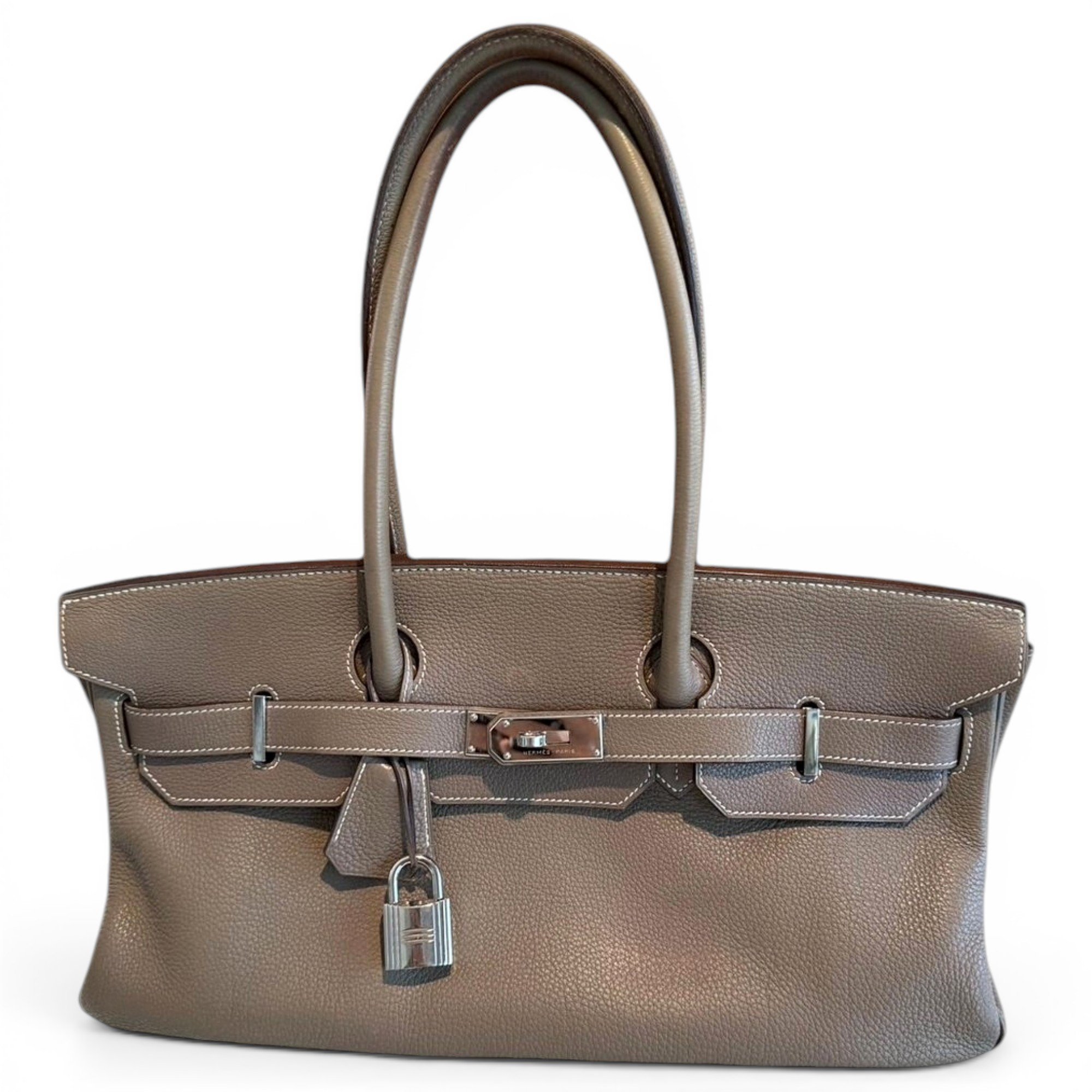Hermes Birkin Handbag Etoupe Togo Leather 2010