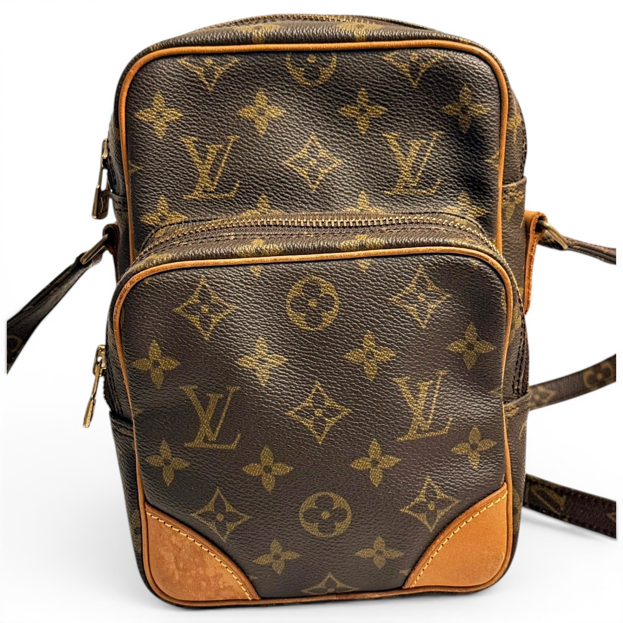 Amazon leather crossbody bag