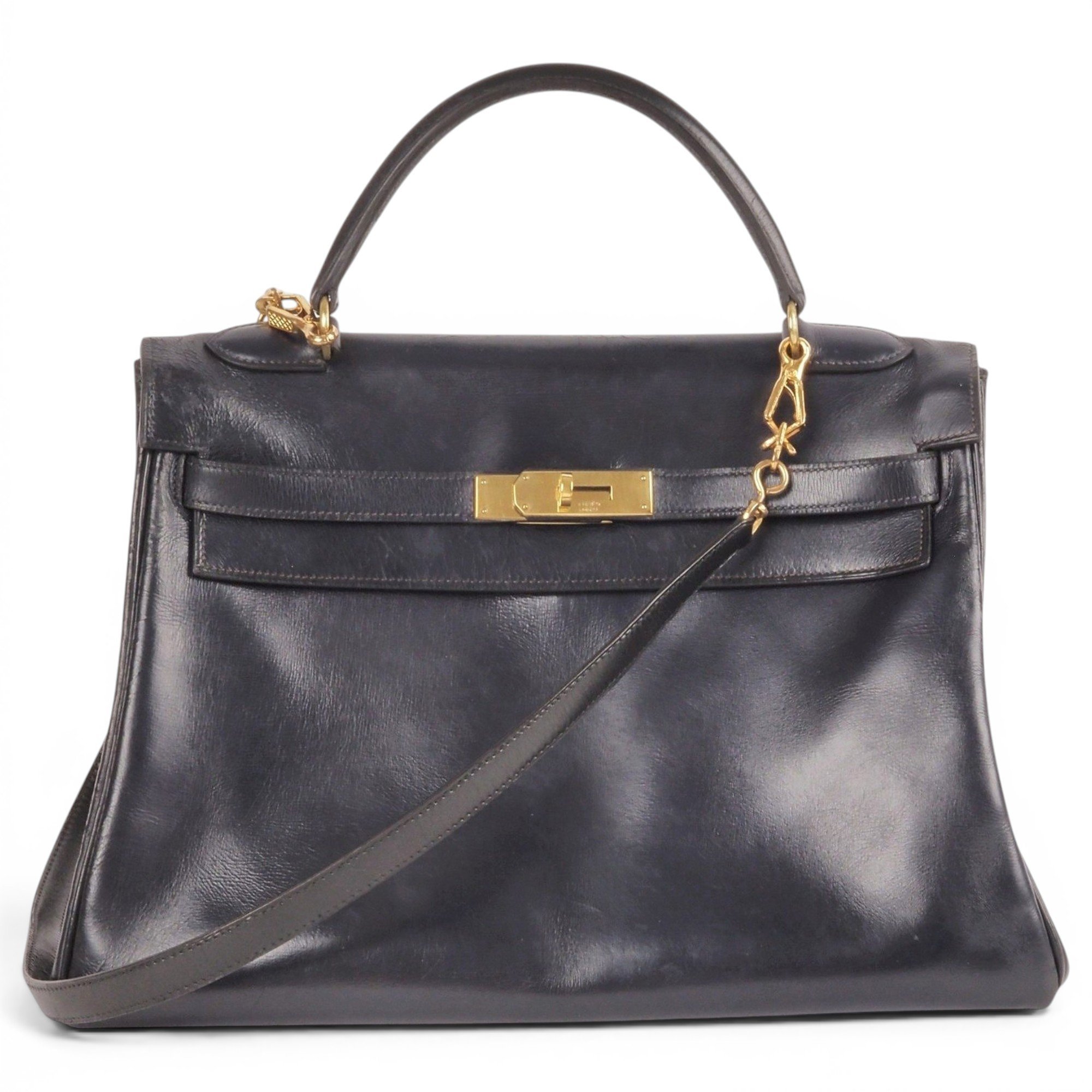 Kelly 32 leather handbag