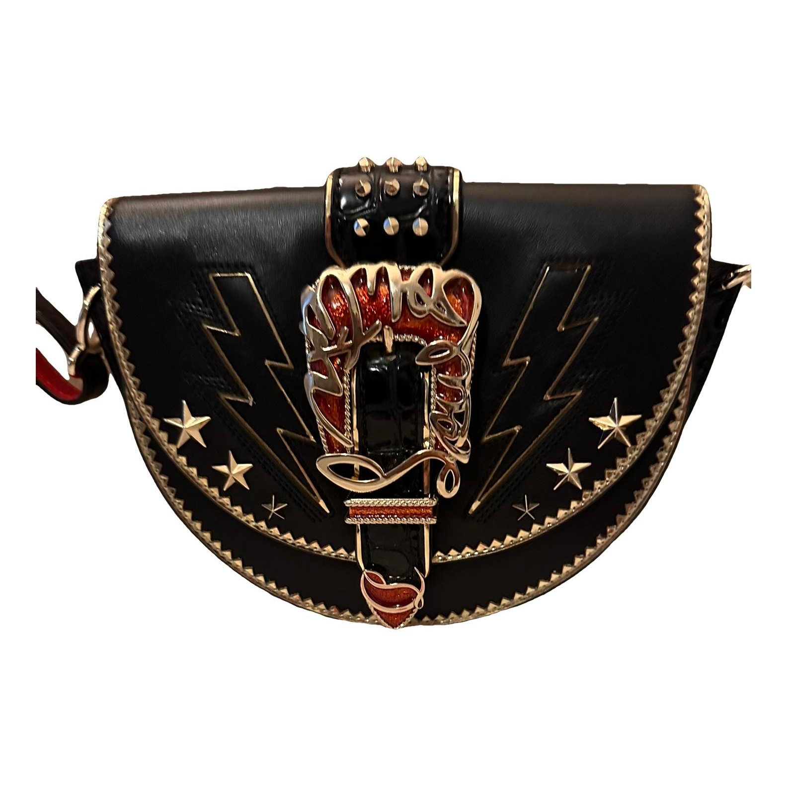 Leather crossbody bag