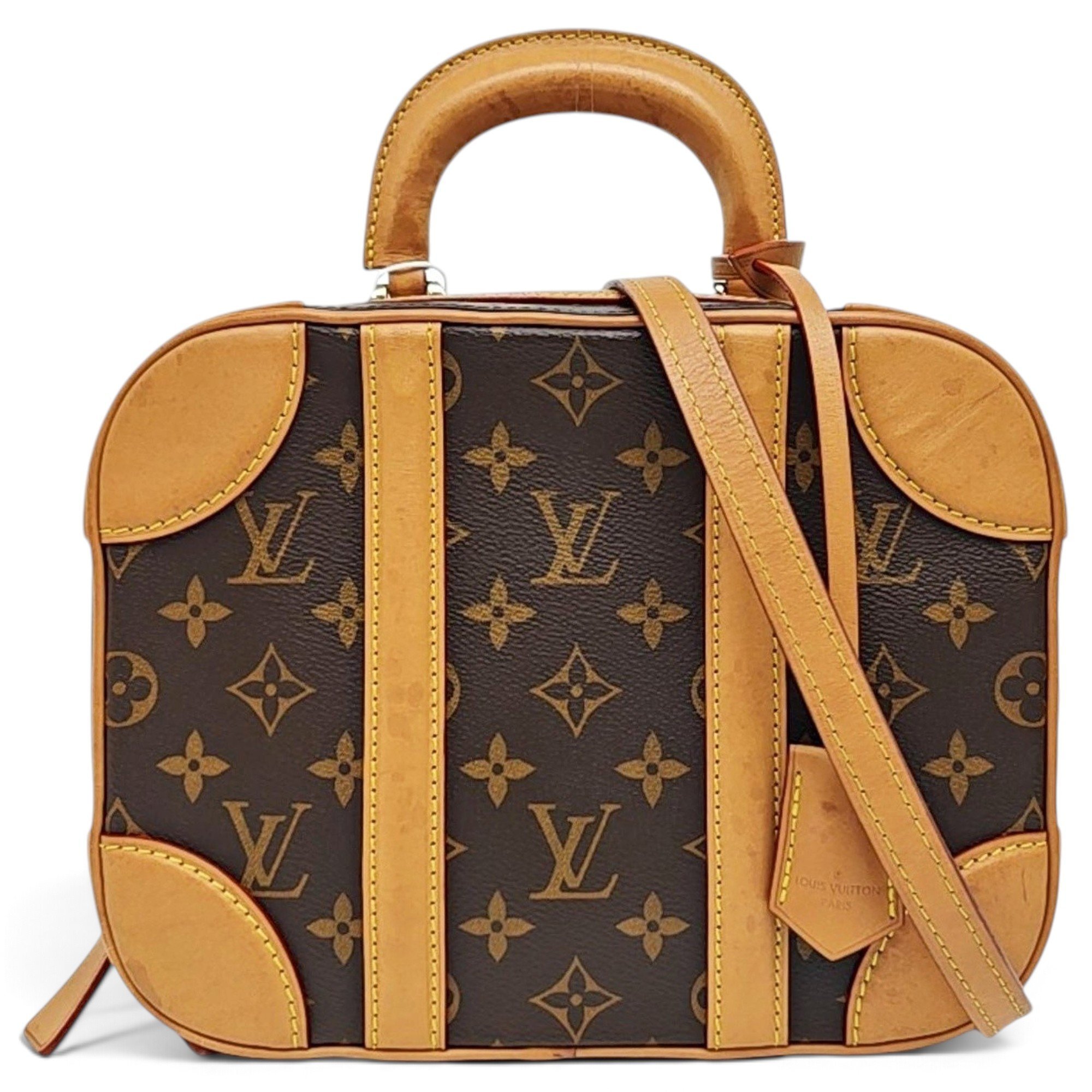 Valisette leather handbag