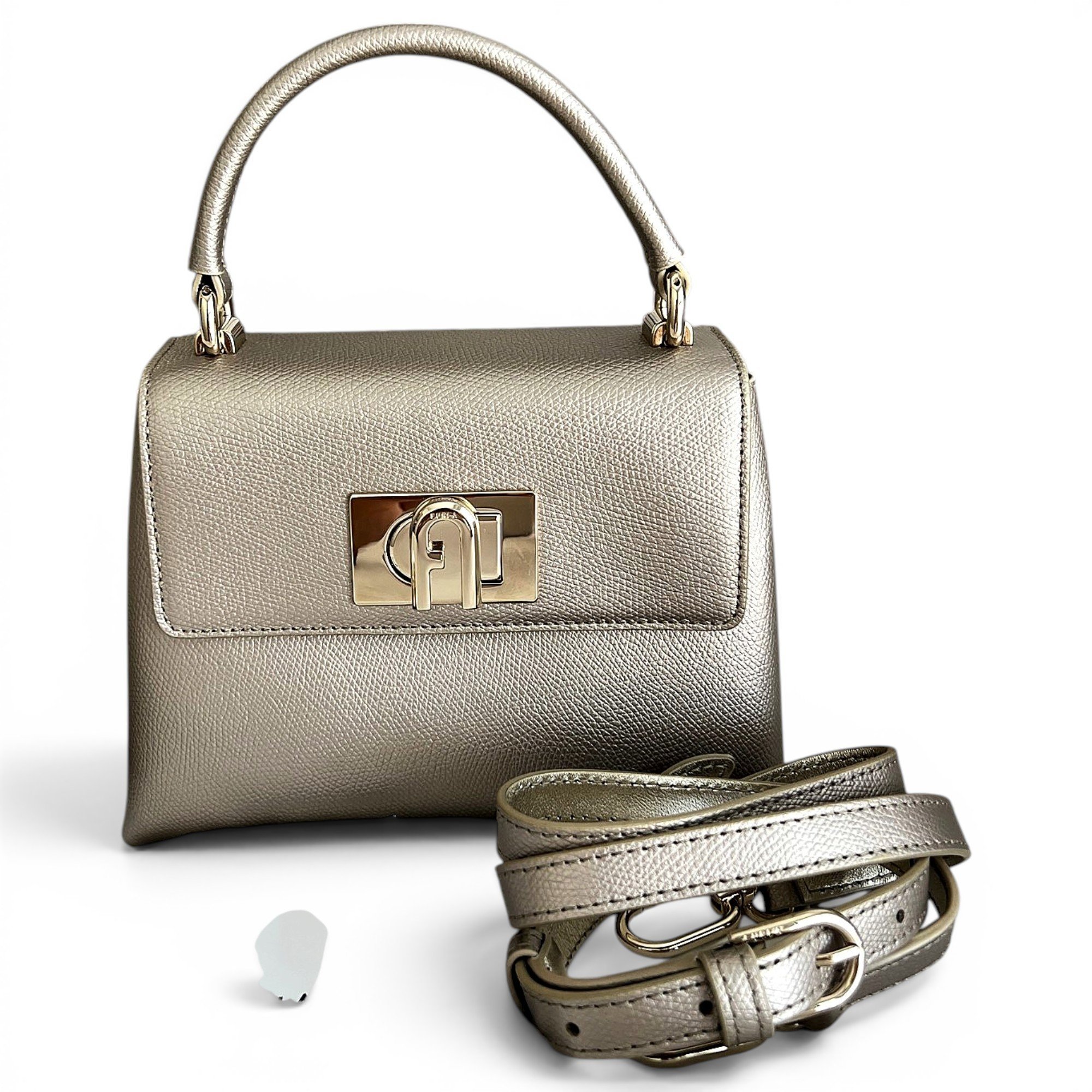 Leather handbag